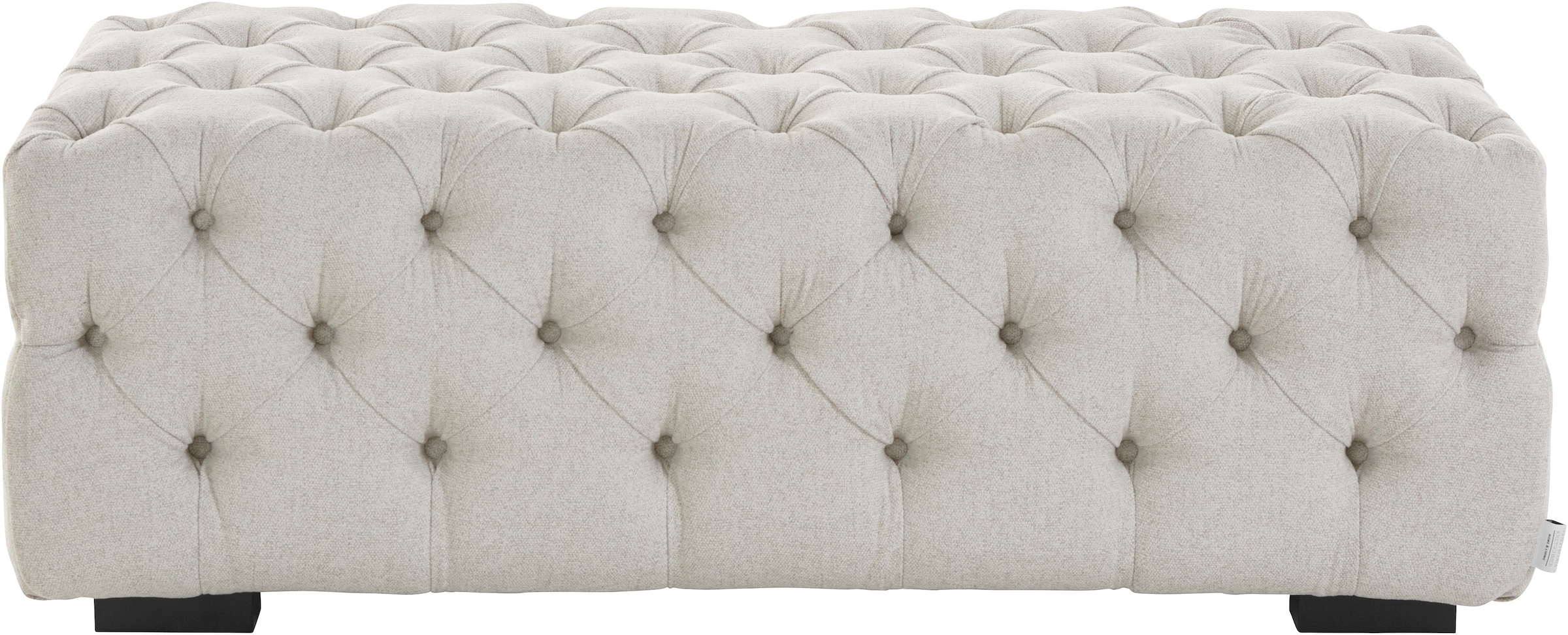 Home affaire Polsterhocker »Kalina« mit klassischer Chesterfield-Knopfheftung