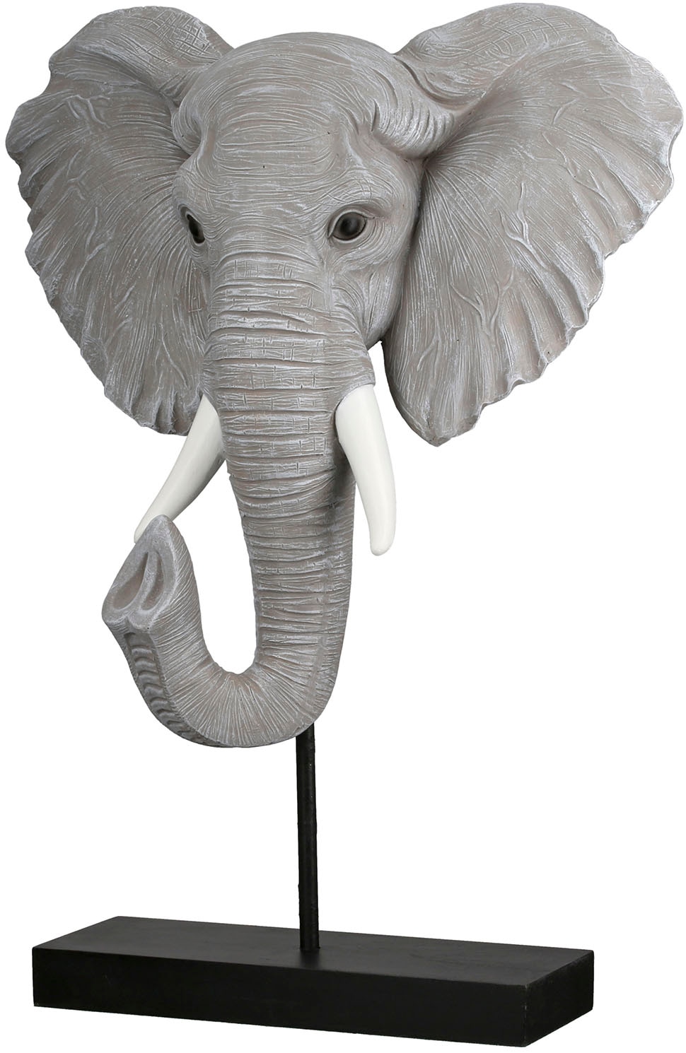 GILDE Tierfigur »Skulptur Elefant Ringo grau H. 42 cm«