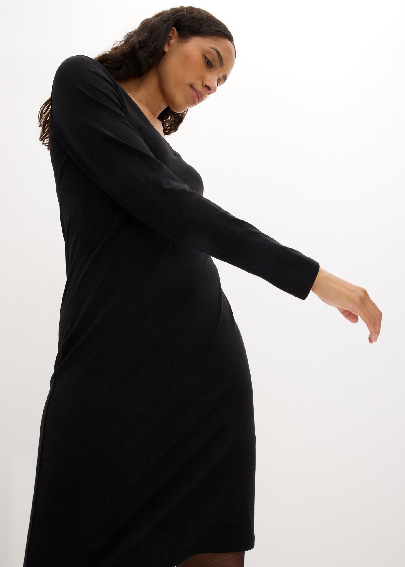 bonprix Jerseykleid »Jerseykleid aus Viskose (2er Pack)« Packung, 2, 2 Stk. tlg. Jerseykleid aus Viskose (2er Pack)