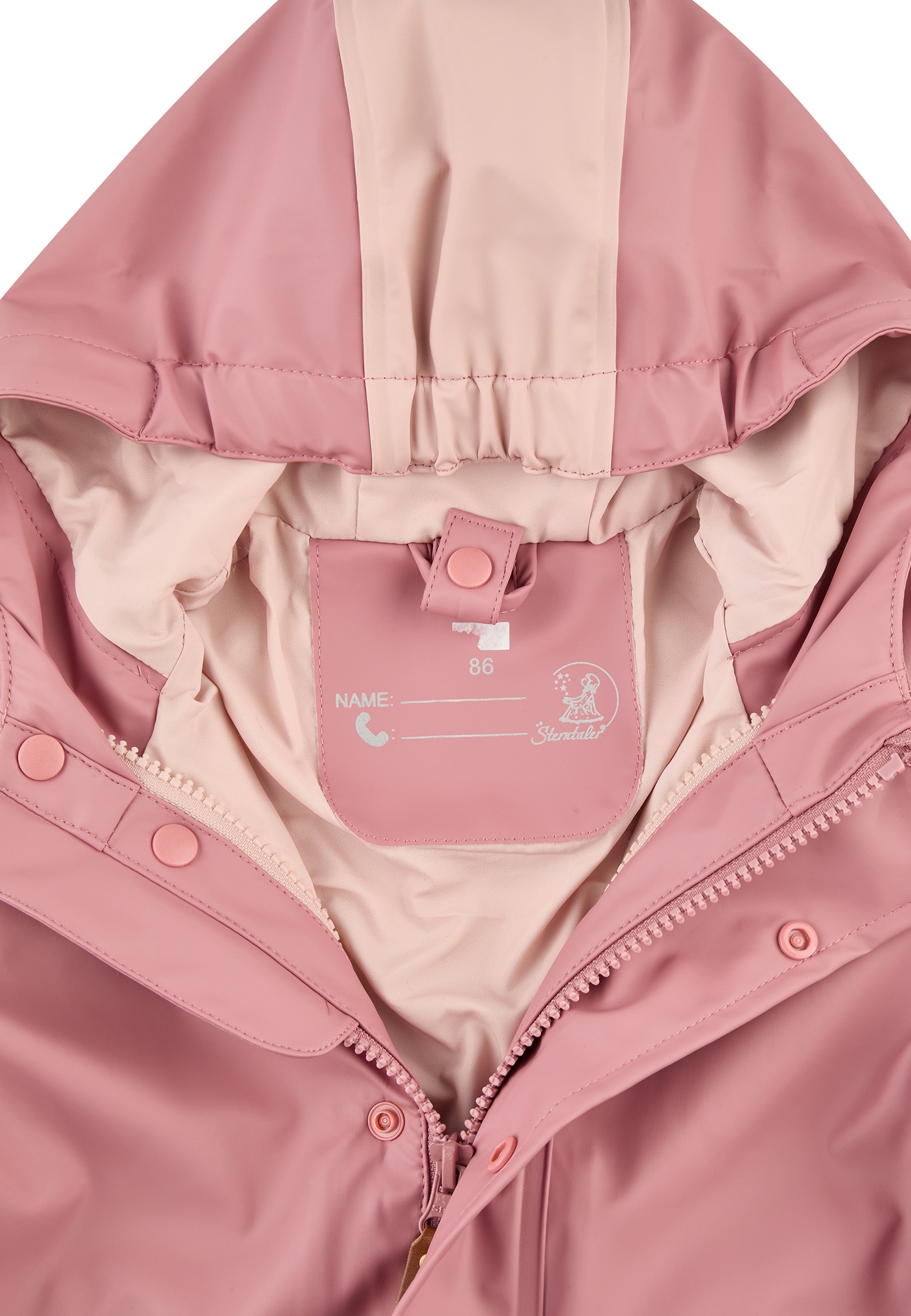 Sterntaler® Regenjacke »Regenjacke gefüttert Stern«