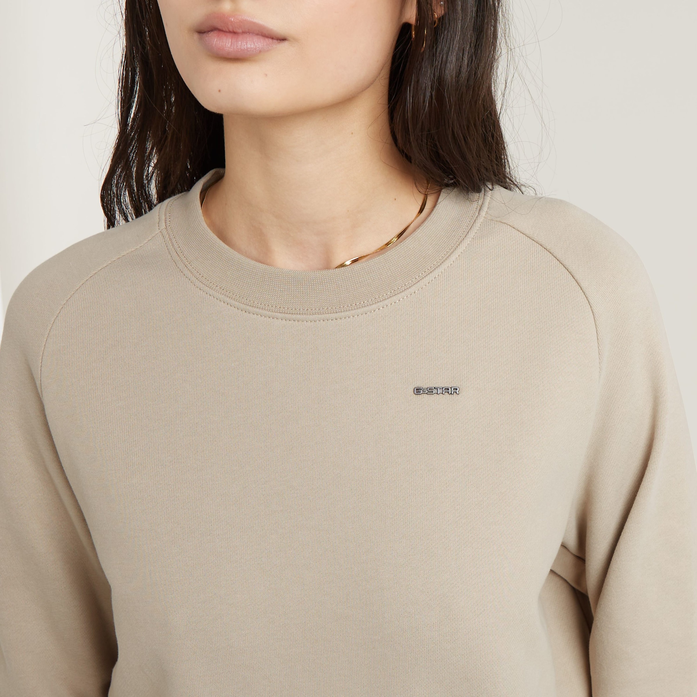 G-STAR Sweater »Sleeve Construction«, mit Raffung an den Ellbogen