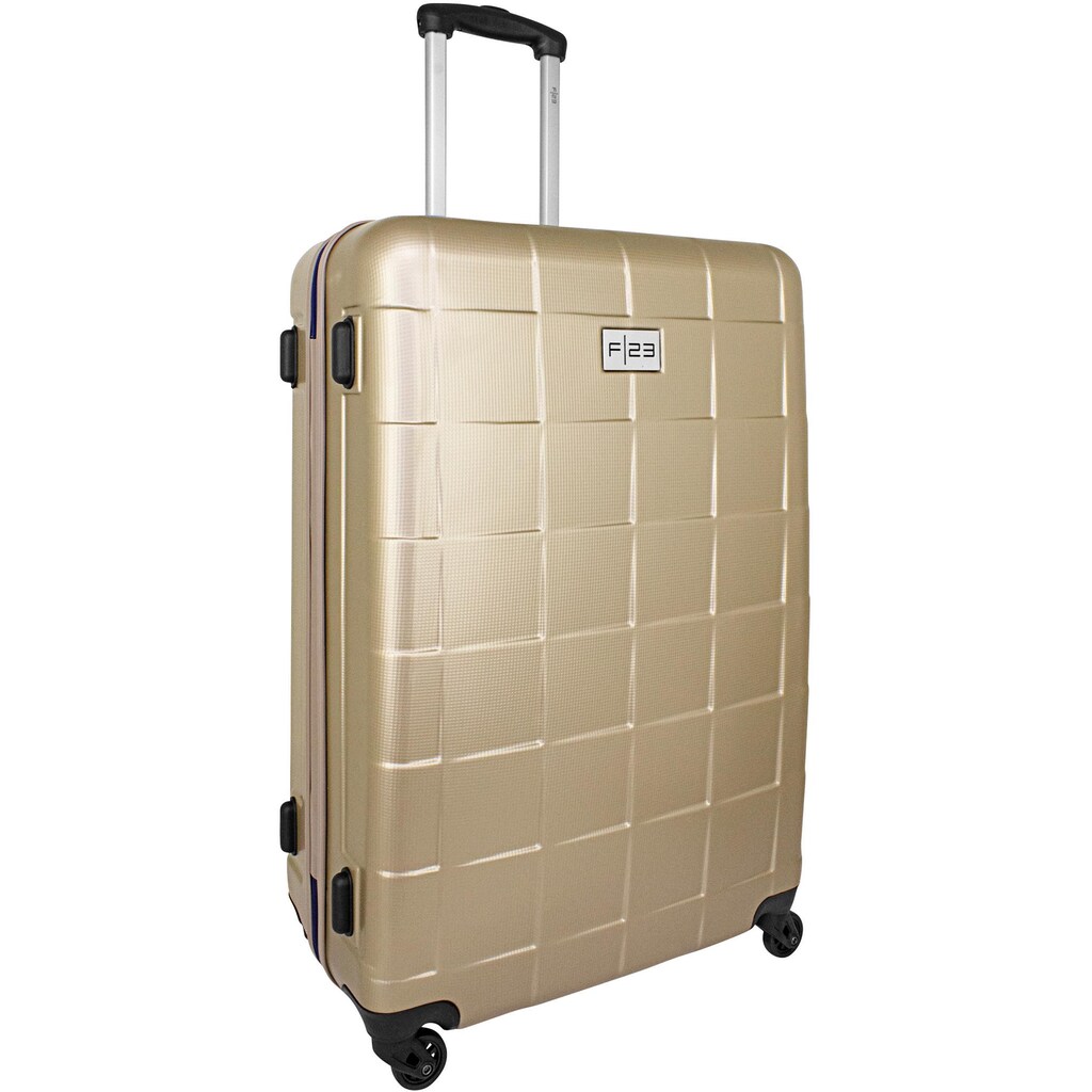 F23™ Hartschalen-Trolley »Wave 3.0, 78 cm, ricegold«, 4 Rollen