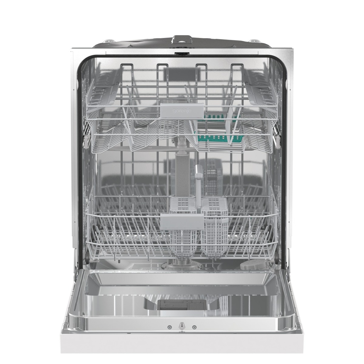 GORENJE Unterbaugeschirrspüler »GU 642 D60W«, 14 Maßgedecke, AquaStop