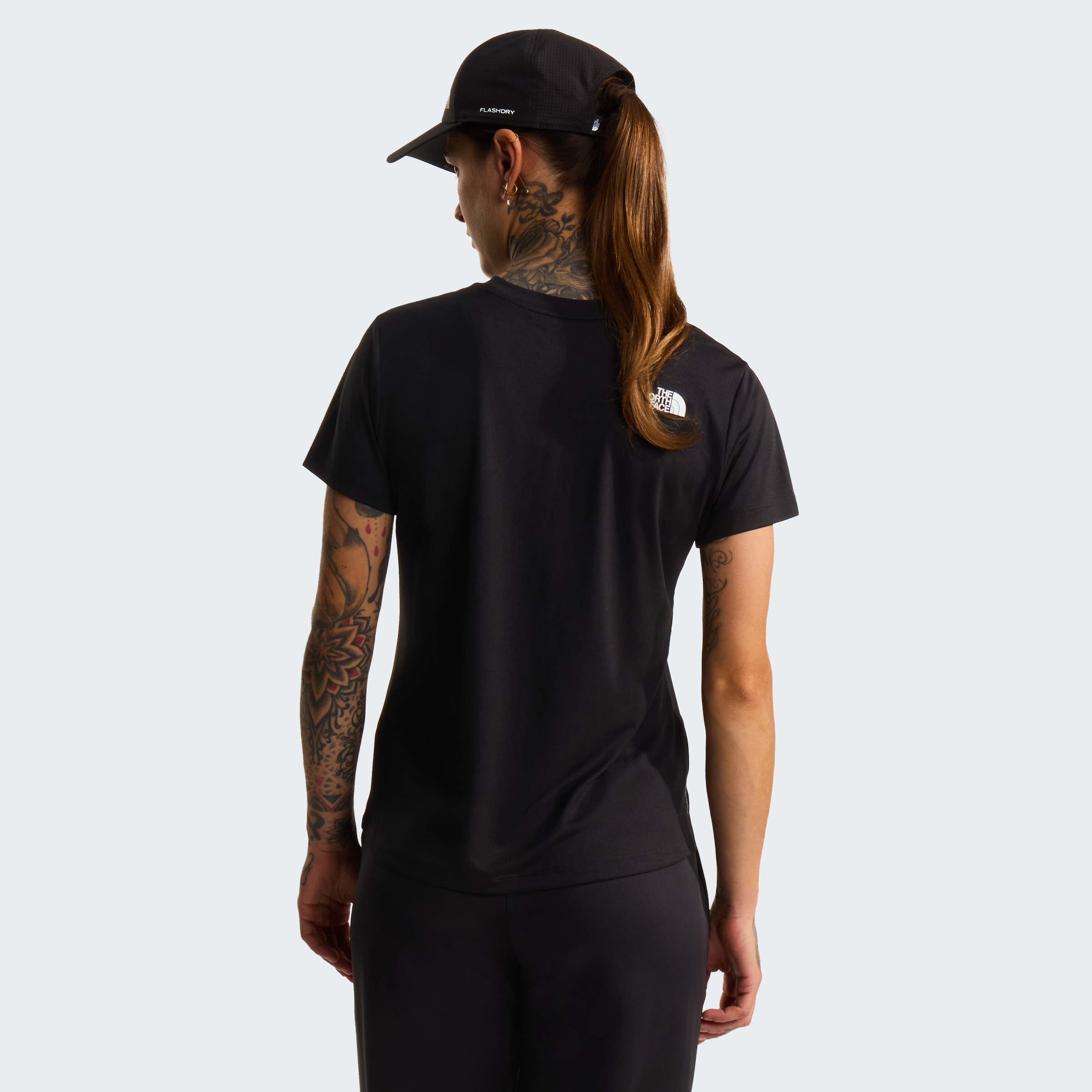The North Face Funktionsshirt »W FLEX SHORT SLEEVES REG TEE« sportlicher Stil, kurze Ärmel, schnell trocknendes FlashDry™-Gewebe