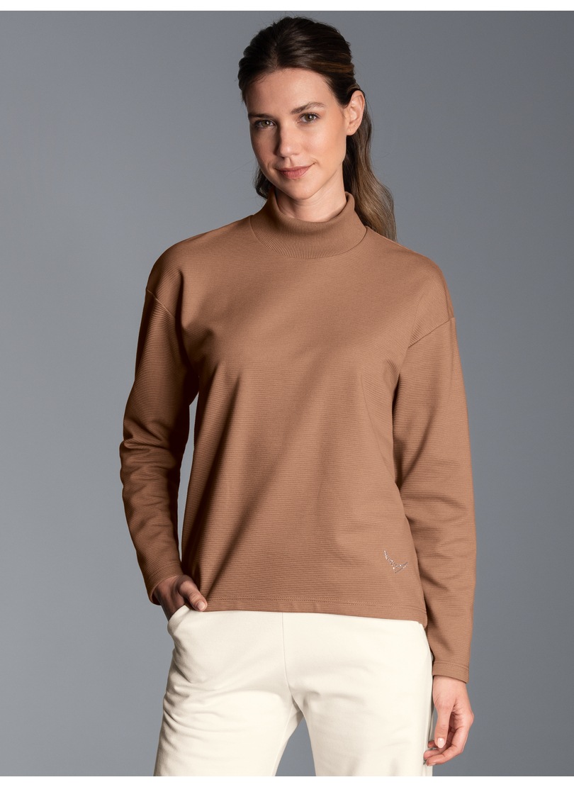 Trigema Sweatshirt »TRIGEMA Sweatshirt mit Stehkragen«