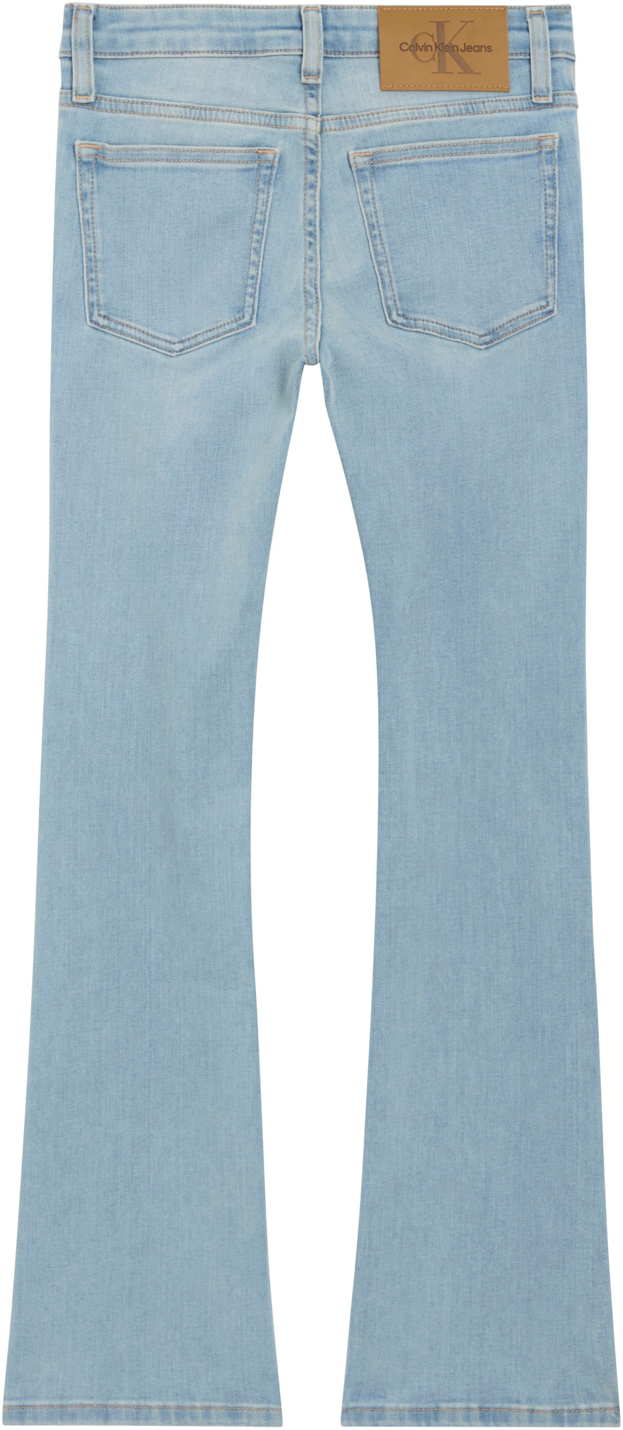 Calvin Klein Jeans Schlagjeans »FLARE ANDREW BLUE WASH« Regular fit für Kinder mit praktischen Taschen