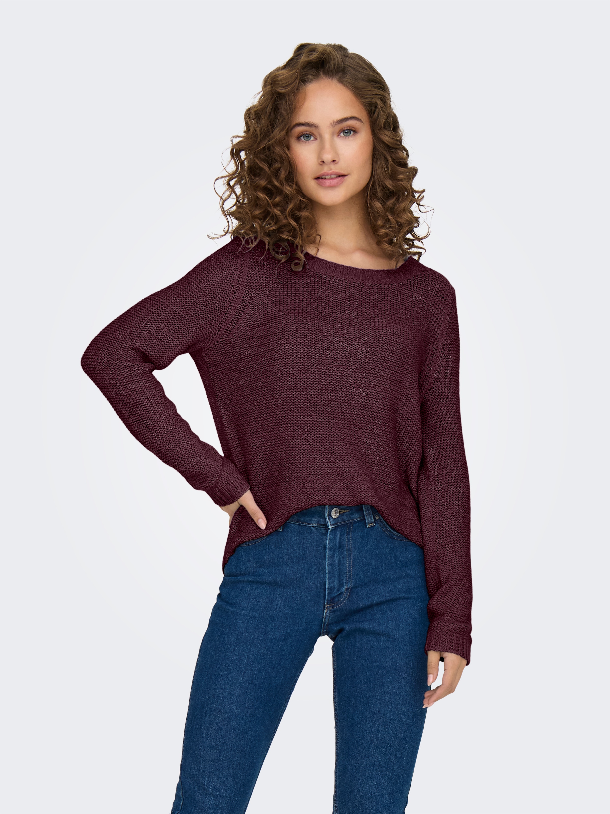ONLY Strickpullover »ONLGEENA XO L/S PULLOVER KNT NOOS«