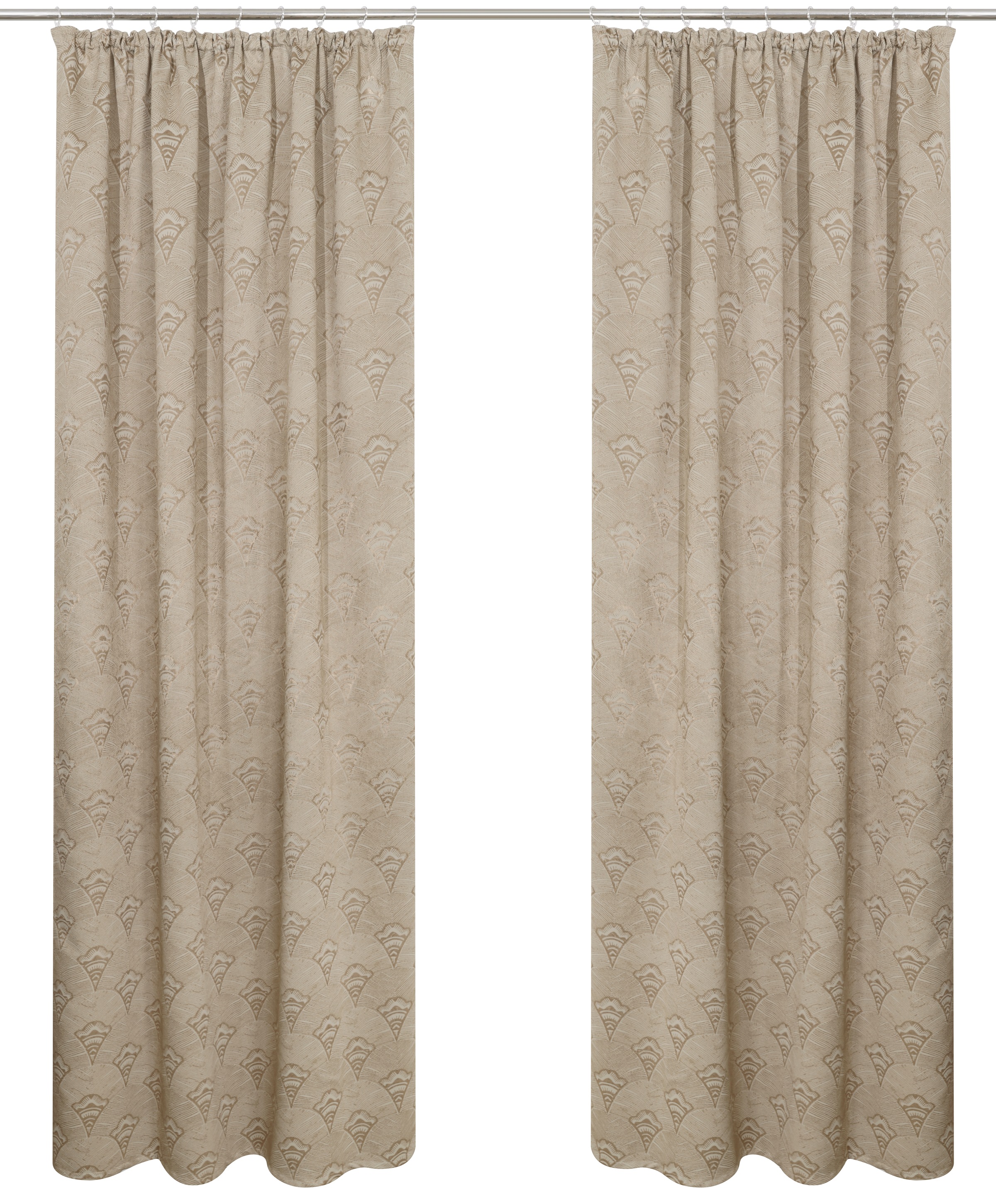 Bruno Banani Verdunkelungsvorhang »Alessio« Kräuselband 1 Stk. tlg. Elegantes Muster, Jacquard, verdunkelnder Vorhang, blickdicht ,modern