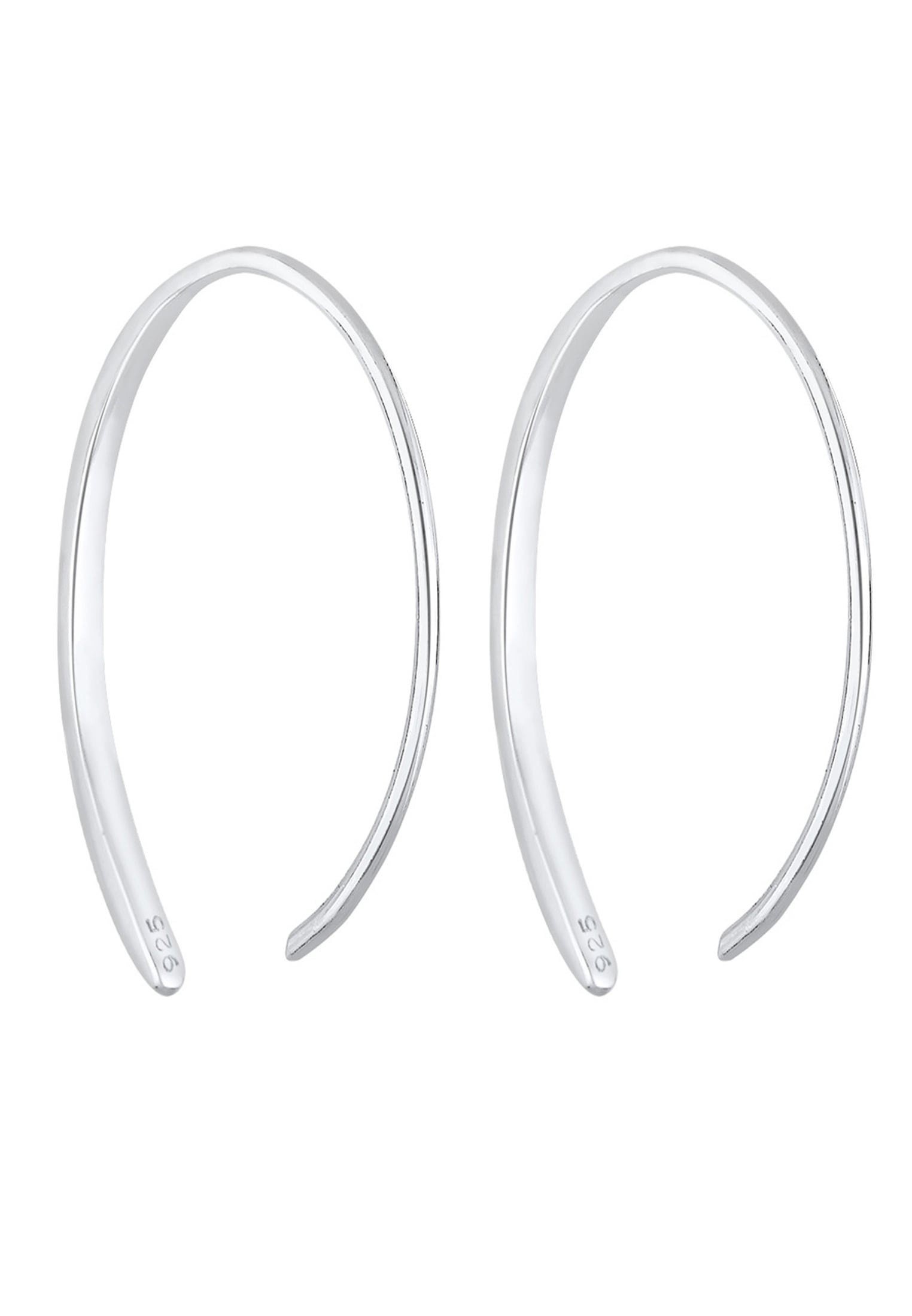 Elli Paar Creolen »Ohrringe Creole Geo Basic Trend 925 Silber«