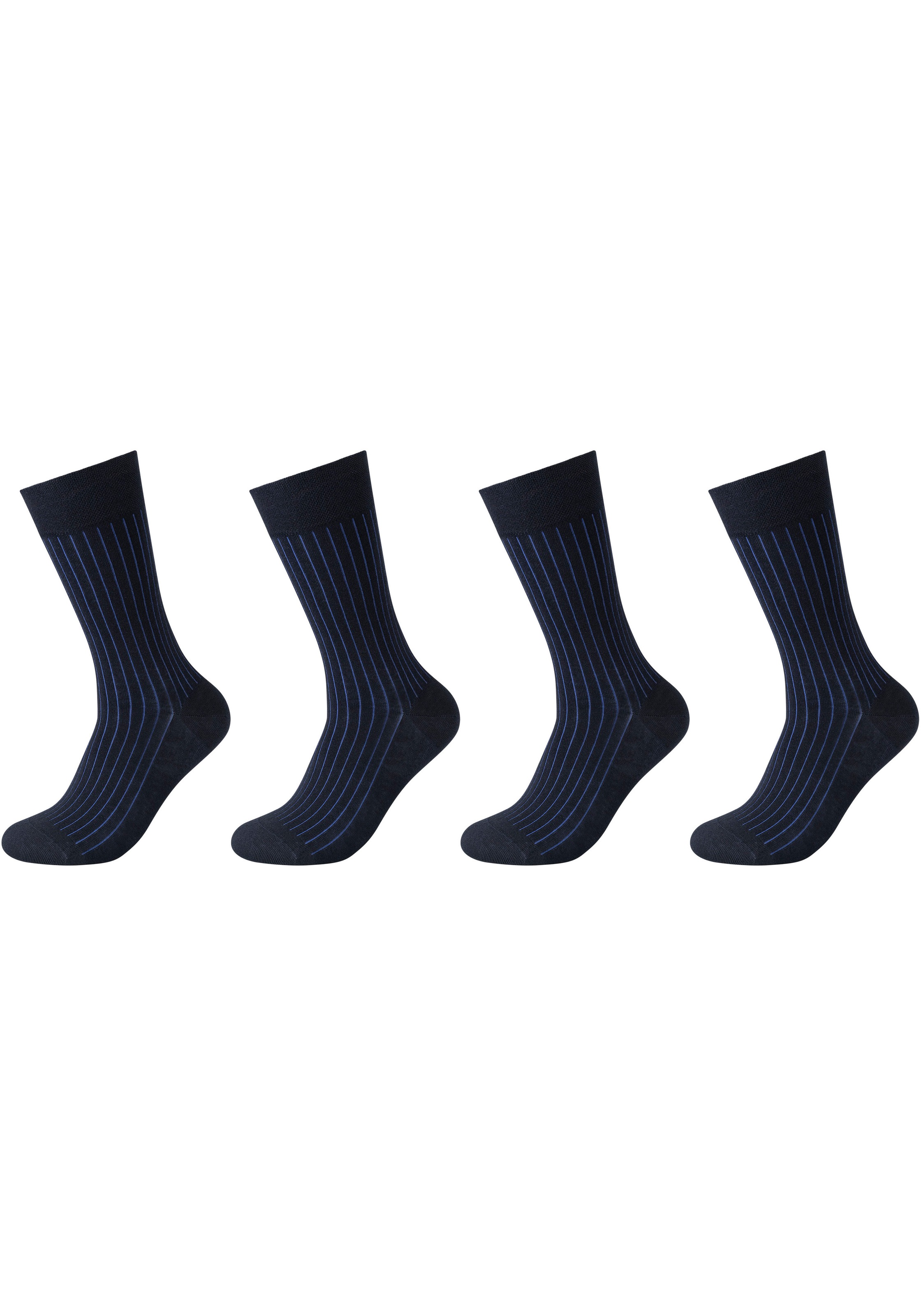 Camano Socken, (4er Pack), mit Rippstruktur