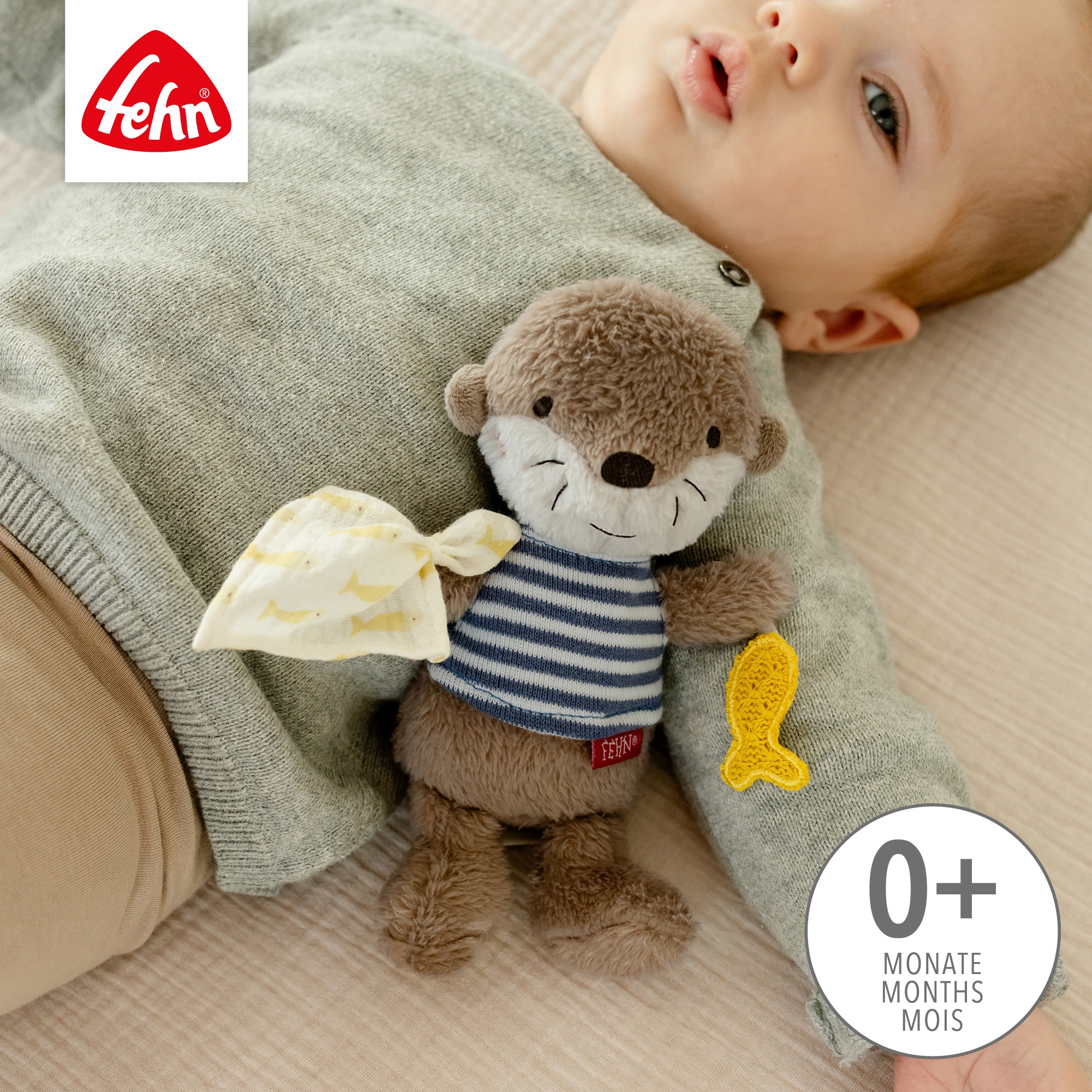 Fehn Kuscheltier »Otter Theo, Bean Bag Otter«