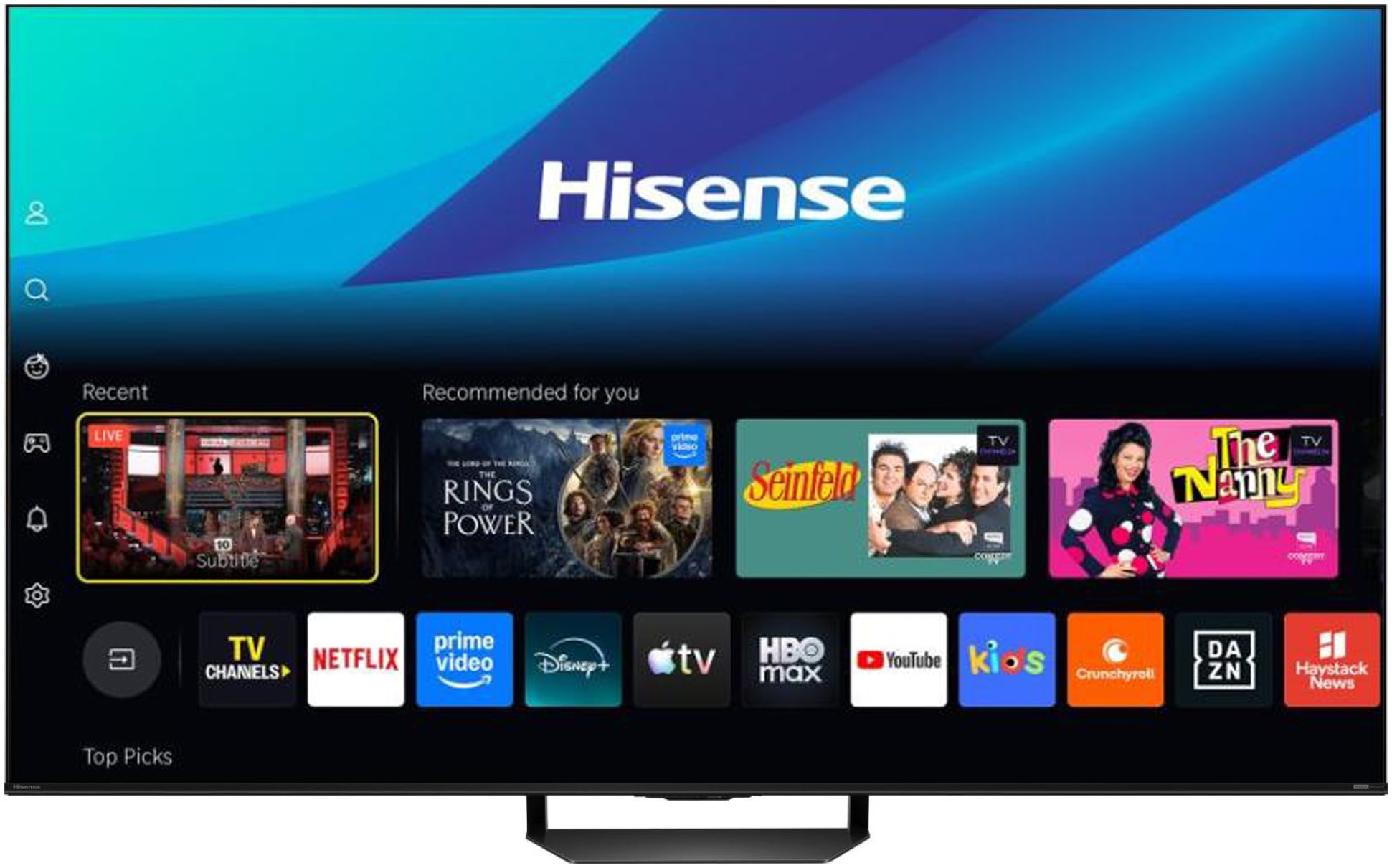 Hisense Mini-LED-Fernseher »65U7DS PRO« 164 cm/65 ″ Smart-TV