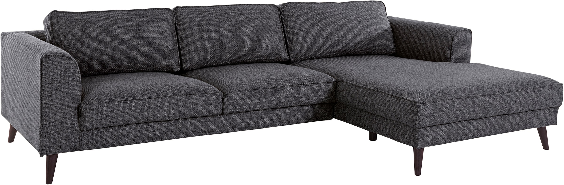 INOSIGN Ecksofa »Lumber Jack, elegant und bequem, Breite 280, hoher Fuß, L-Form«, in moderner Optik