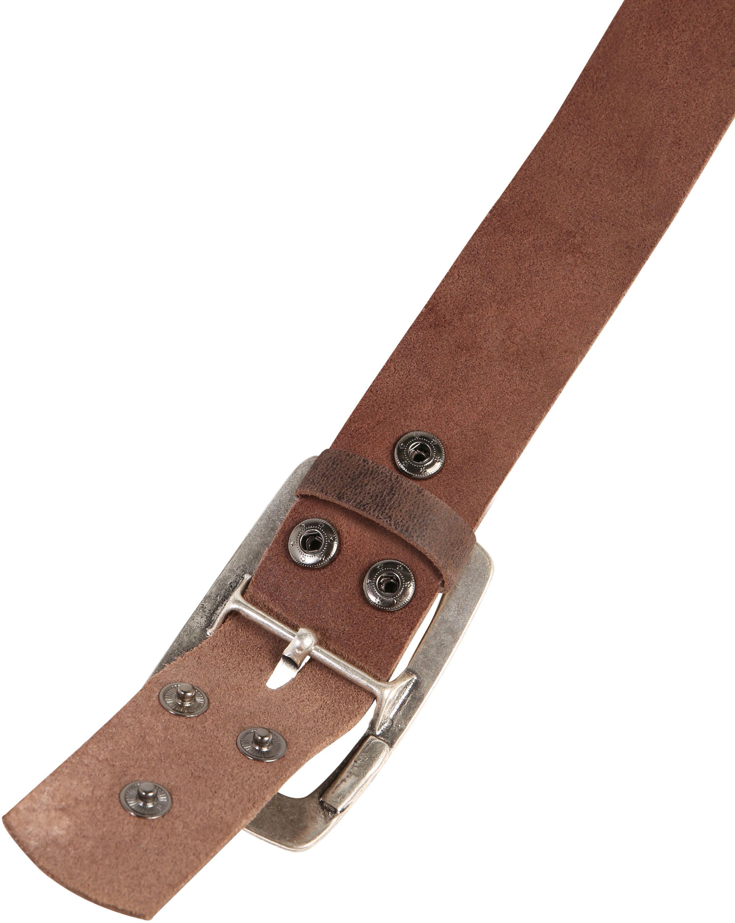 RETTUNGSRING by showroom 019° Ledergürtel, im rustikalen Jeans-Look