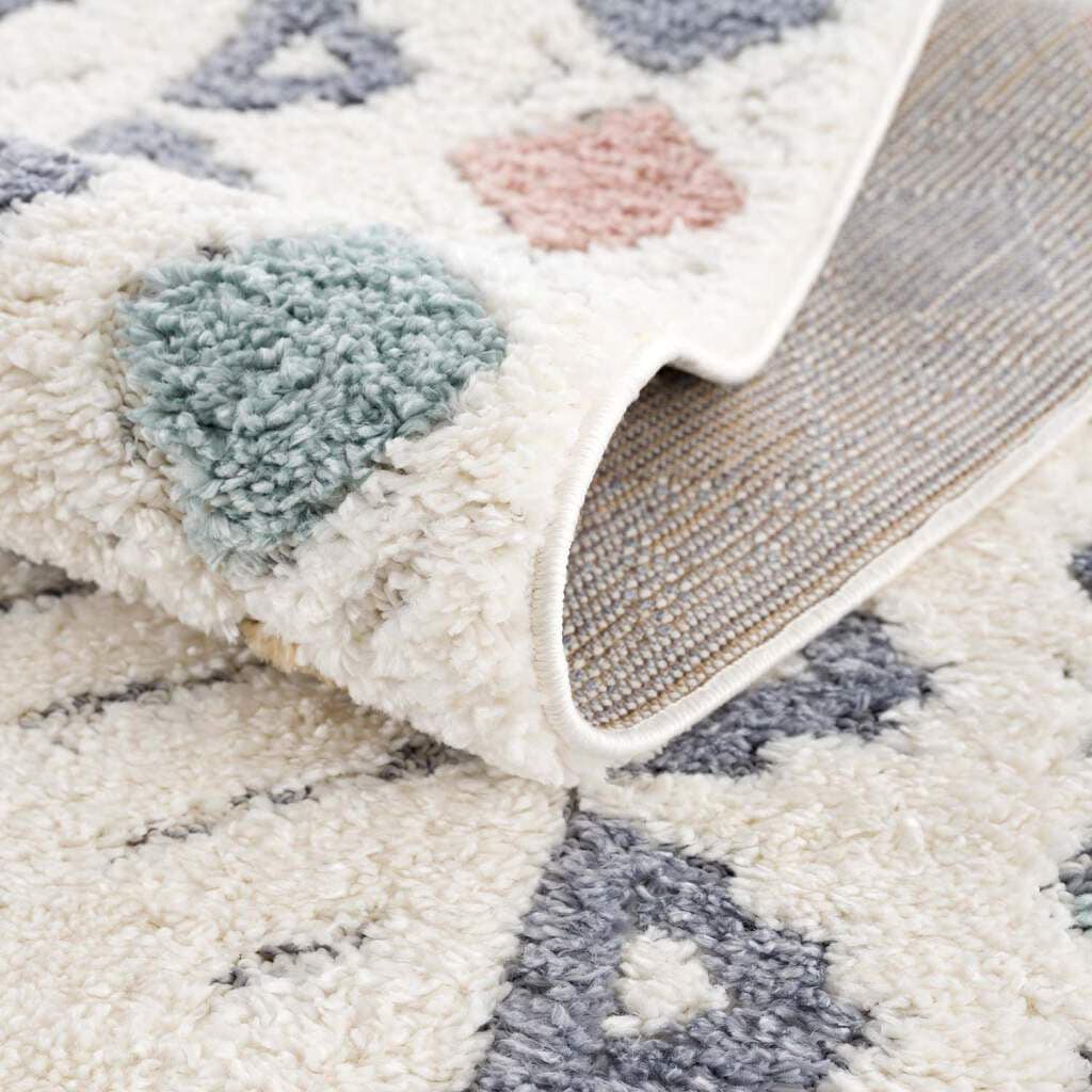 Carpet City Hochflor-Teppich »Focus 3034«, rechteckig, Boho-Teppich mit Bordüre, bunt, besonders weich, 3D-Effekt