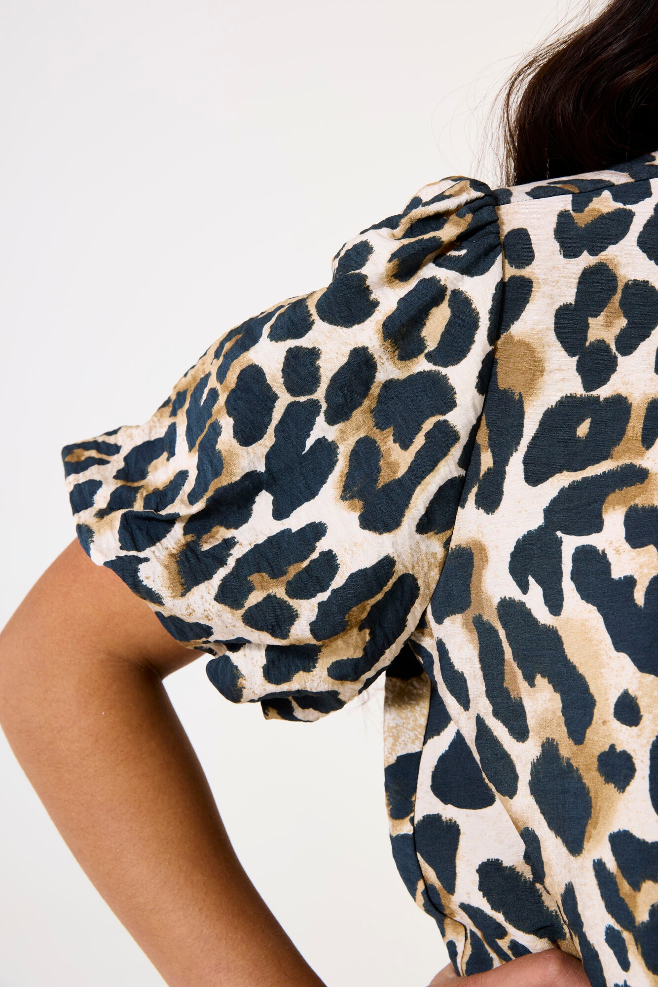 Garcia Sommerkleid, mit Leo-Print
