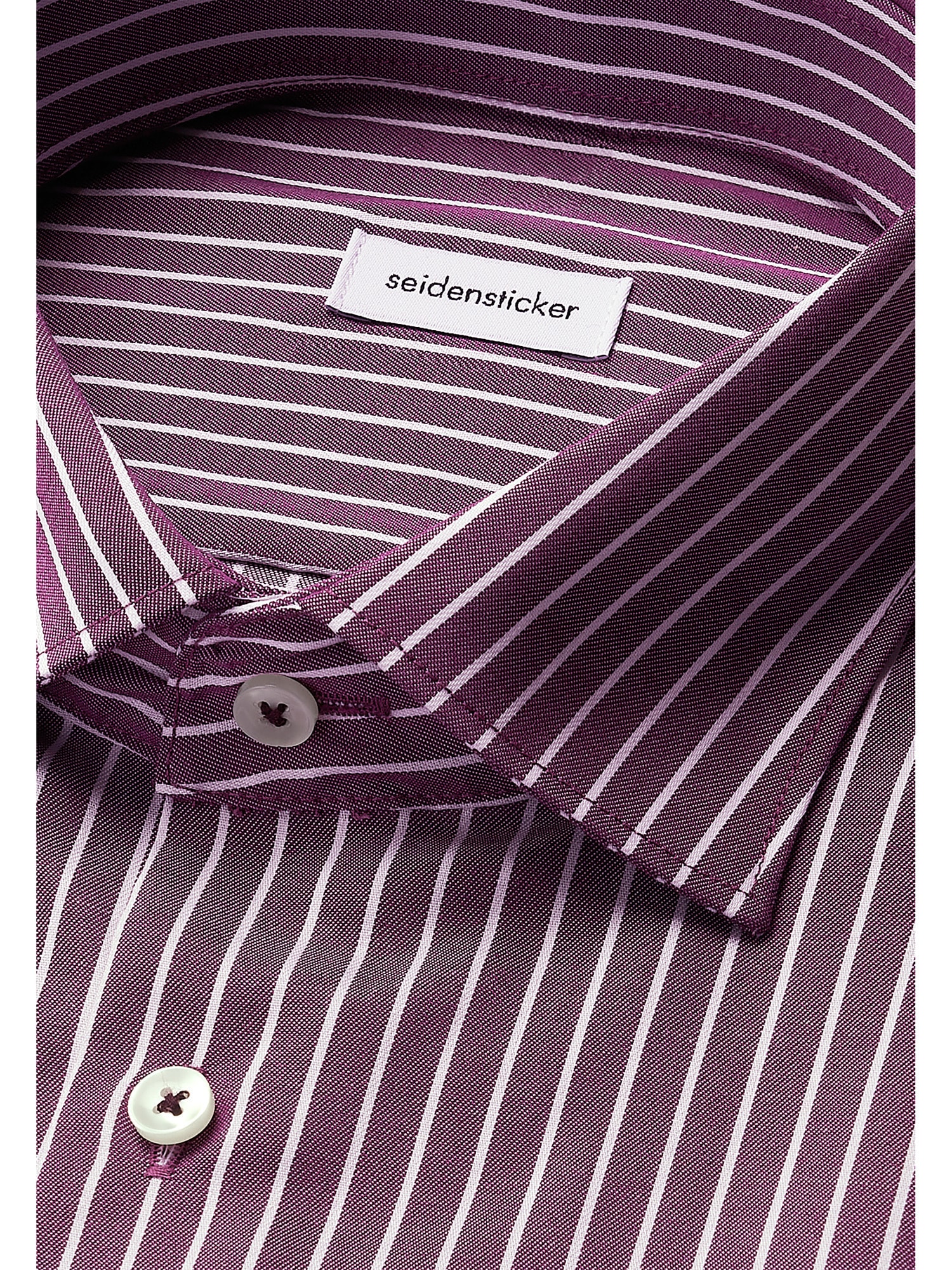 seidensticker Businesshemd »Schwarze Rose« Regular 1/1 Kentkragen Gestreift