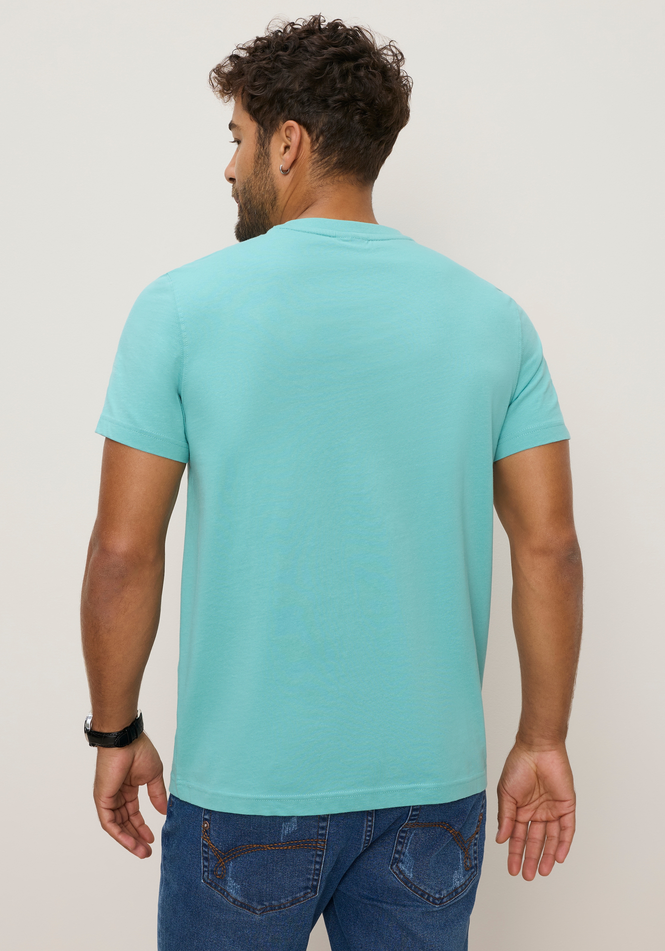 Bruno Banani T-Shirt »Doppelpack« Set, 2 Komfortable modern Basic-Shirts im praktischen 2er-Pack