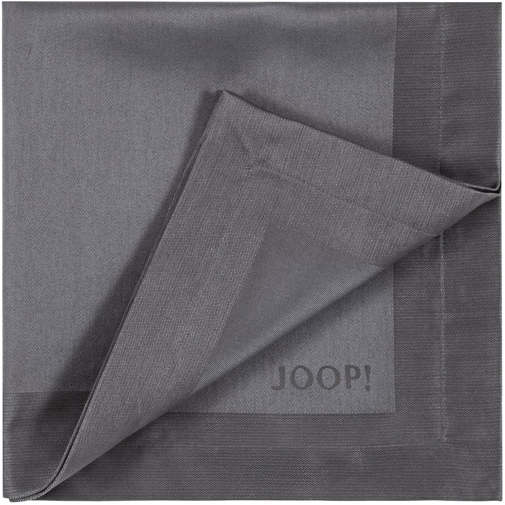 Joop! Stoffserviette »SIGNATURE«, (Set, 2 St.), aus Jacquard-Gewebe gefertigt mit JOOP! Logo-Dekor