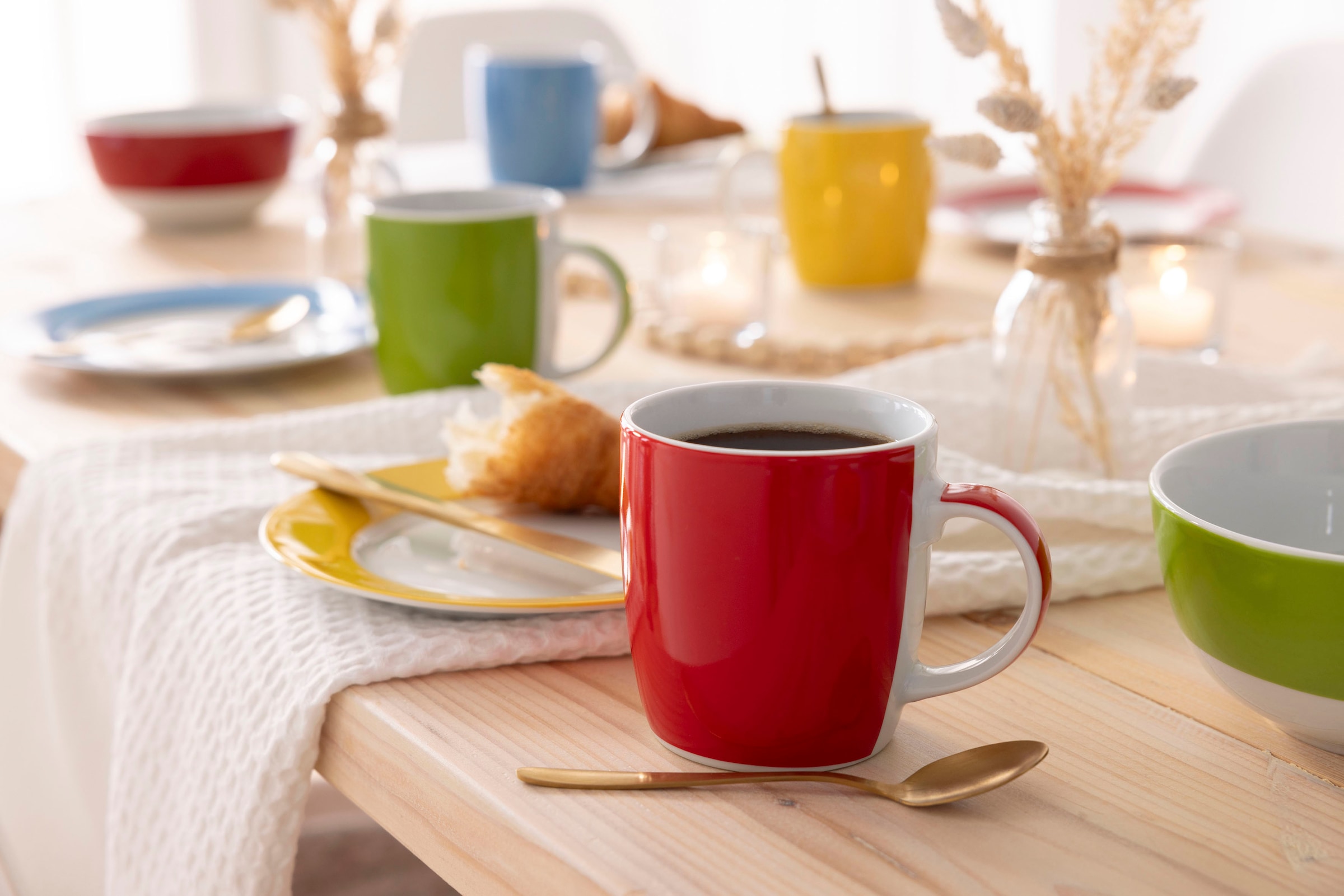 Retsch Arzberg Kombiservice »Colourband« Color up your Life - es kommt Farbe ins Spiel!