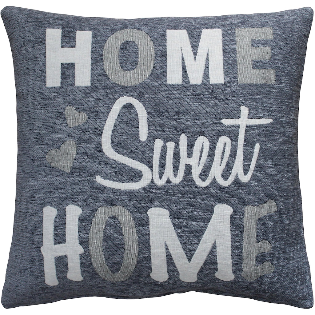 HOSSNER - HOMECOLLECTION Kissenhülle »Home Sweet Home«, (2 St.)