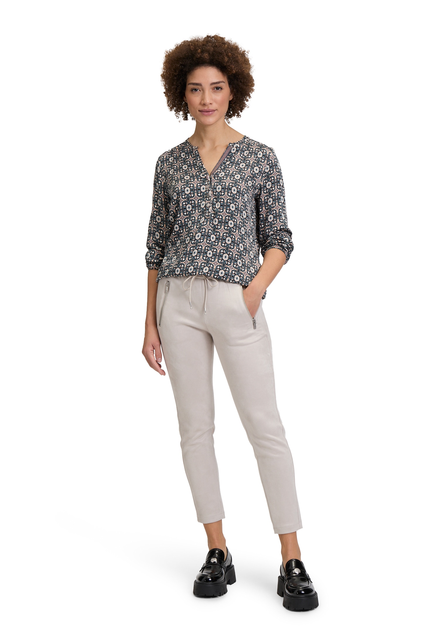 Cartoon Klassische Bluse »Casual-Bluse mit Muster«