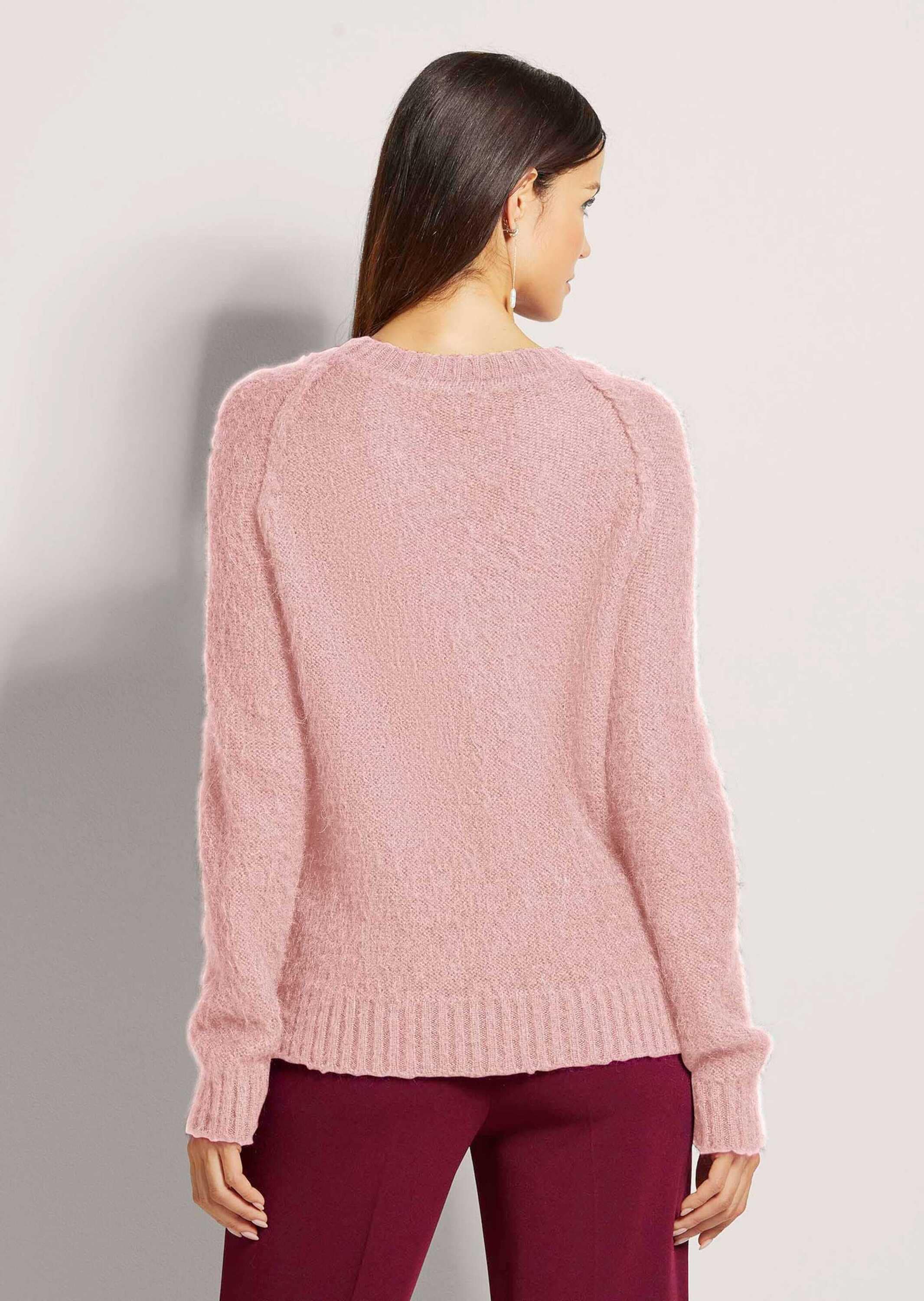 MADELEINE Longpullover »Pullover Flauschiger Rundhals-Pullover«