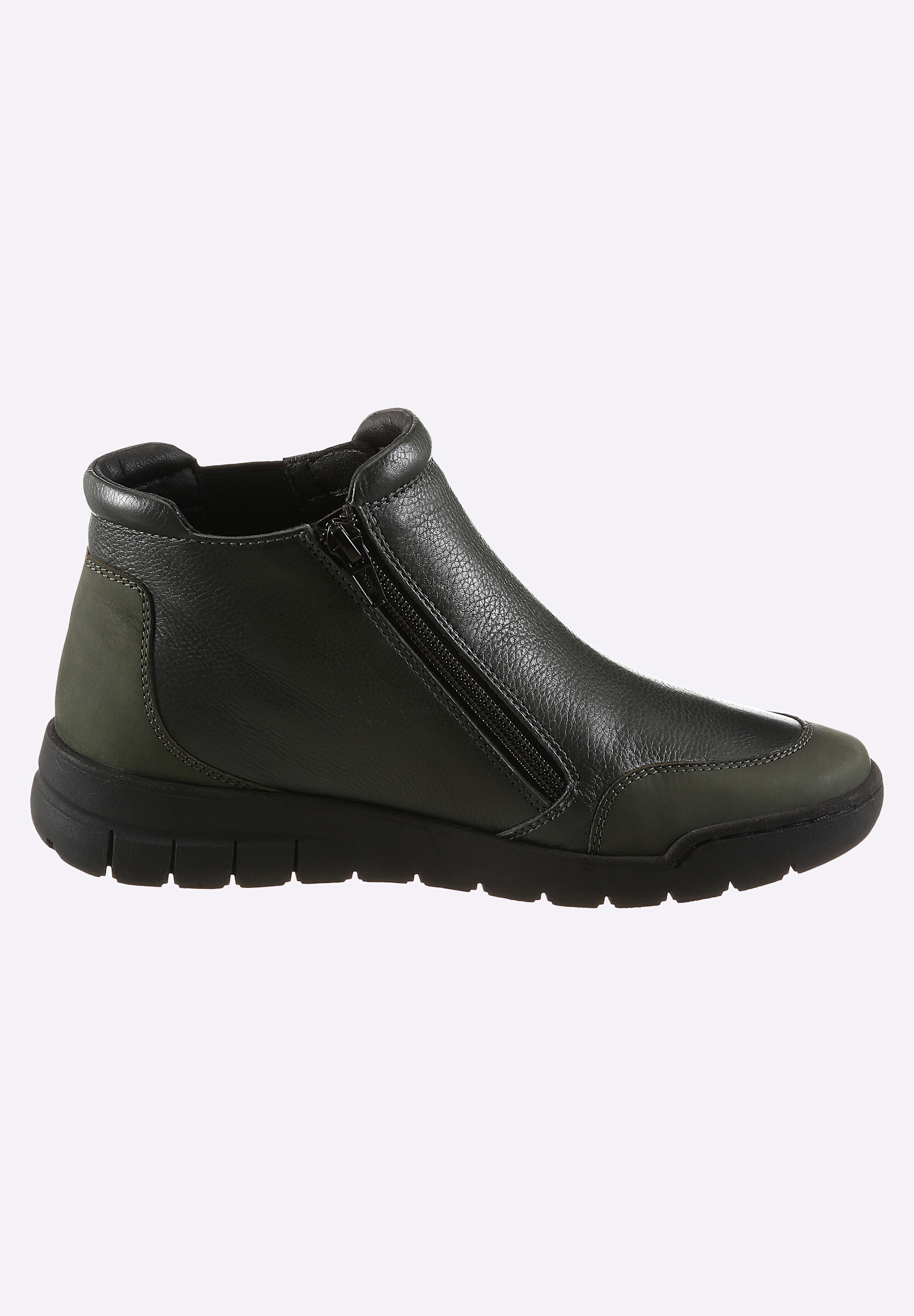 airsoft modern+ Stiefelette »Stiefelette Stiefelette mit 2 Reißverschlüssen«
