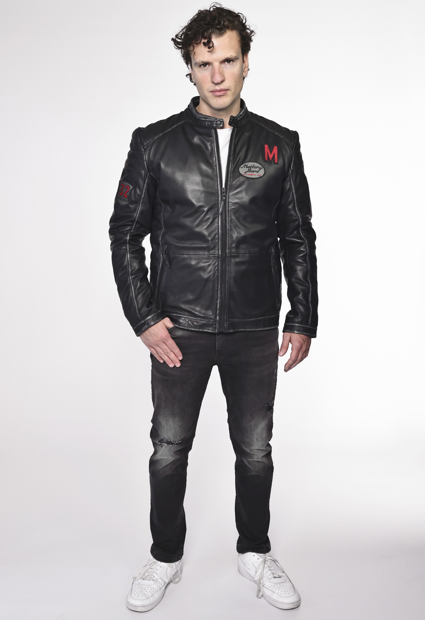 MUSTANG Lederjacke »Lederjacke 3102139«