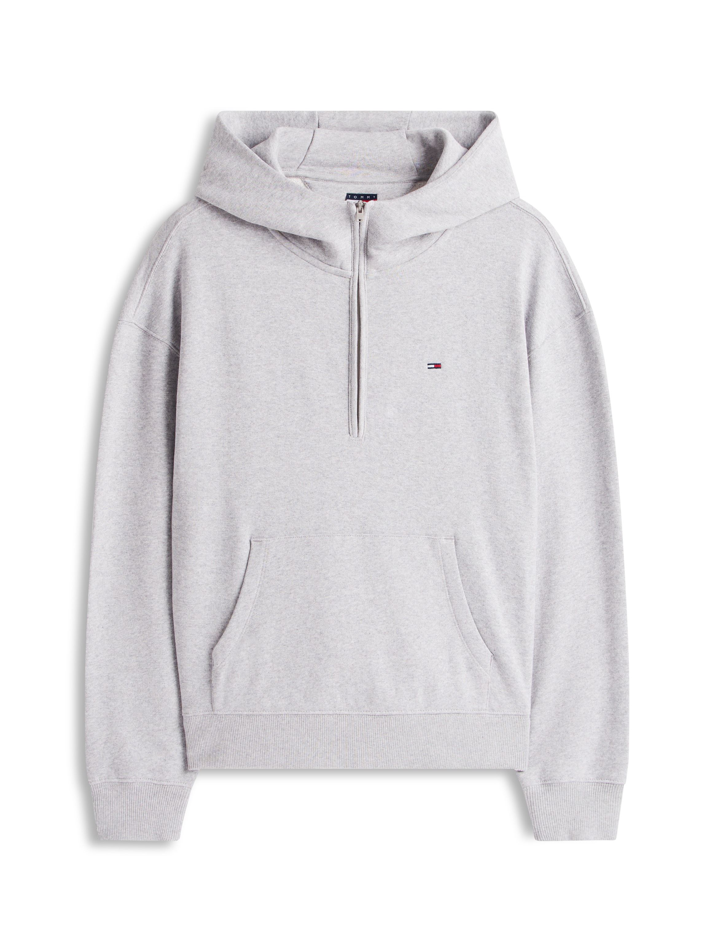 Tommy Jeans Kapuzensweatshirt »TJW BXY S-FLAG 1/4 ZIP HOODIE«
