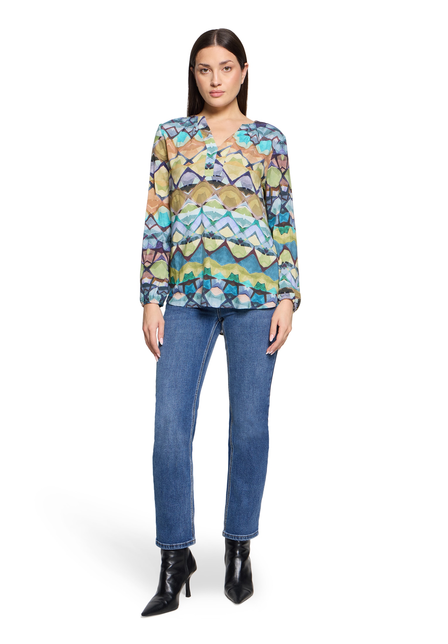 Cartoon Klassische Bluse »Casual-Bluse mit Muster«