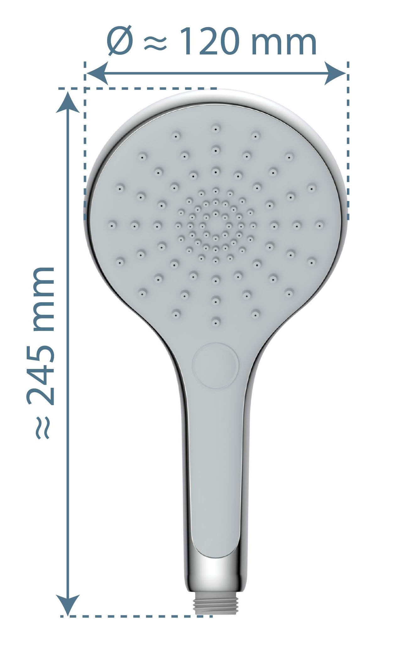 Schütte Handbrause »SIRANI«, (1 tlg.), 3-fach verstellbar / Antikalk / wassersparend
