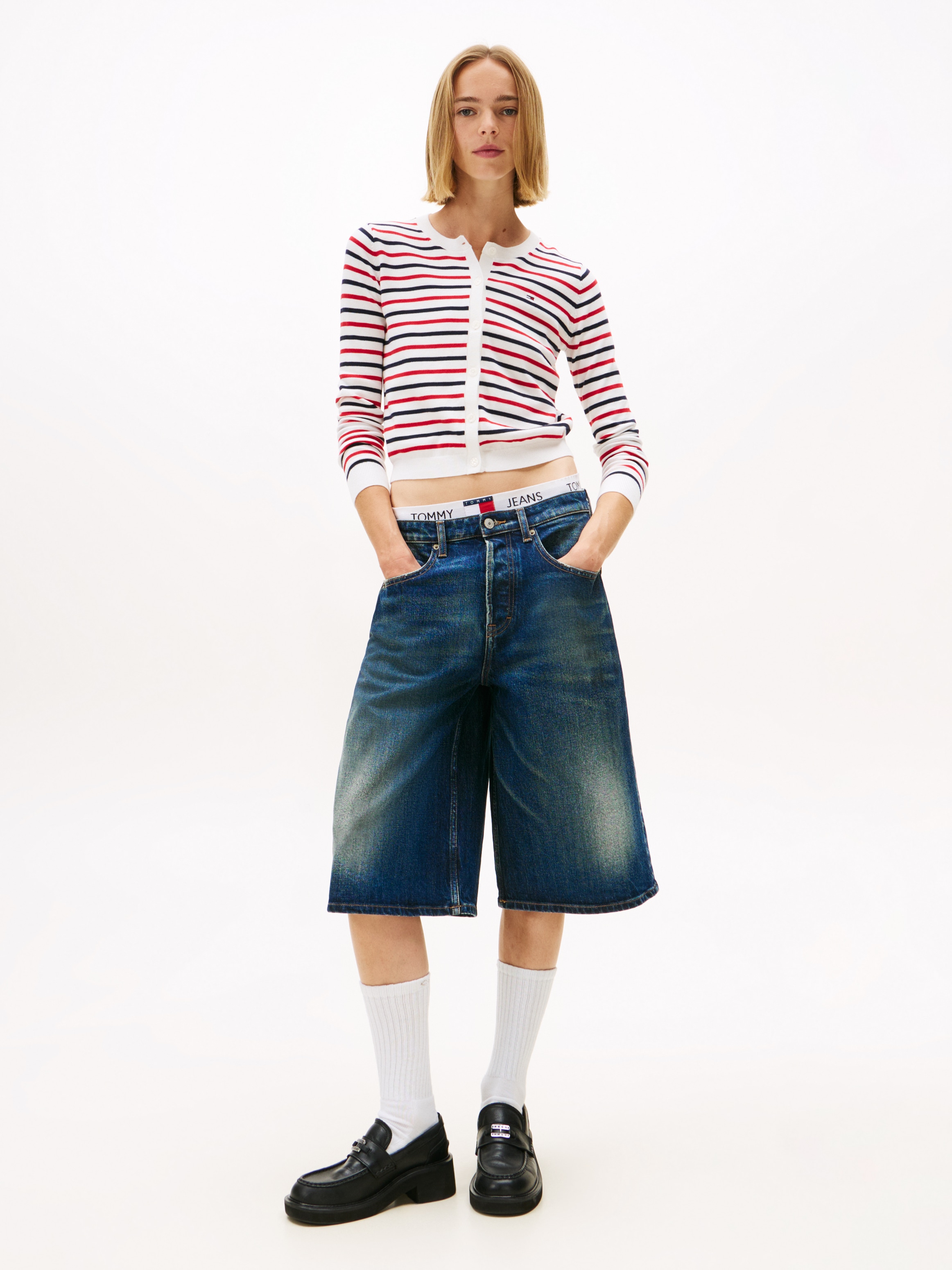 Tommy Jeans Strickjacke »TJW ESSENTIAL CREW NECK CARDIGAN«