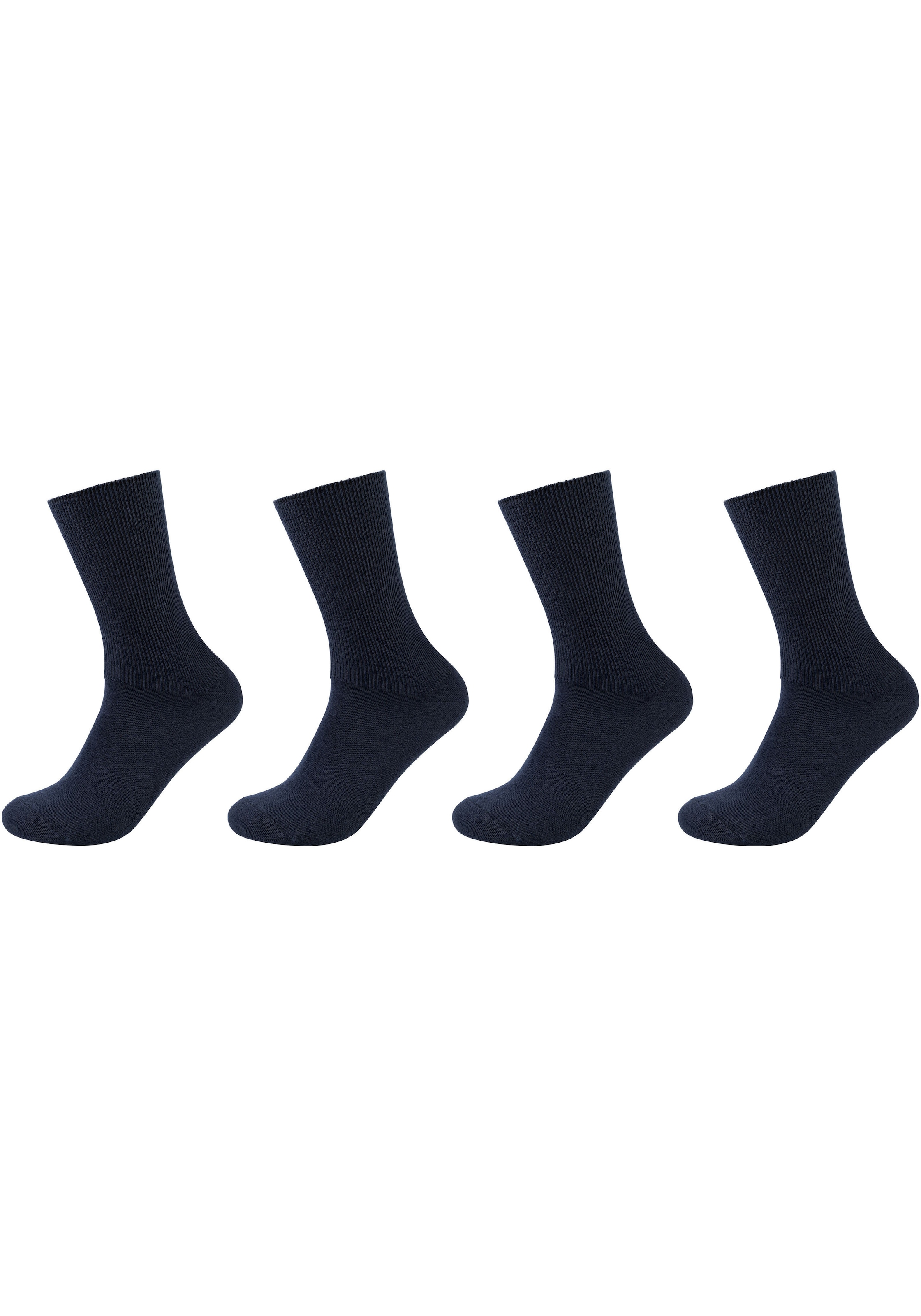 Camano Diabetikersocken »comfort«, (4 Paar), Superweiche Bündchen, Venenfreundliche Socken