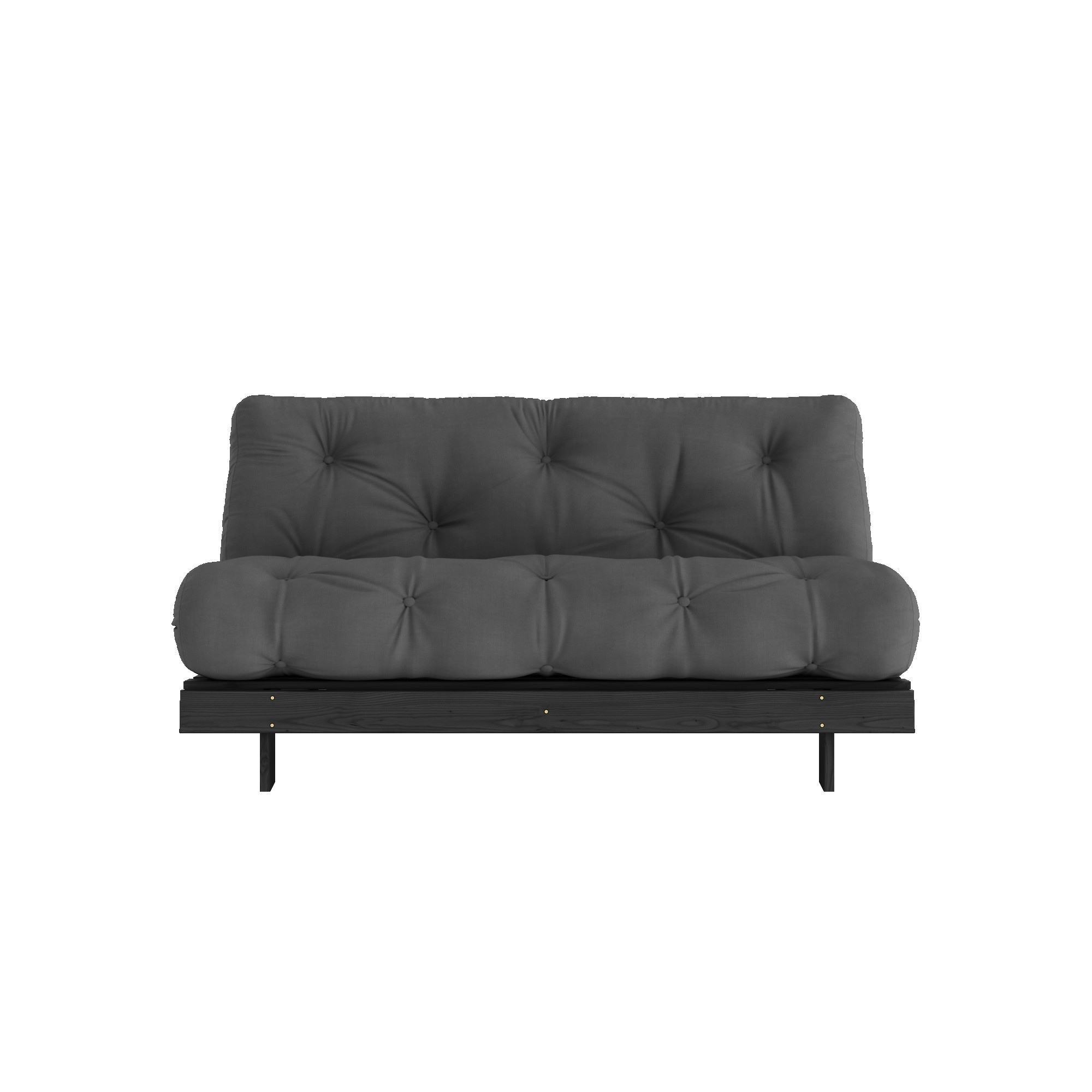 Karup Design Daybett »Daybett Roots Schlafsofa – Gästebett & Sofa aus FSC -Kiefer« Inkl. Futonmatratze in grau, Größe Liegefläche B/L: 160 cm x 200...