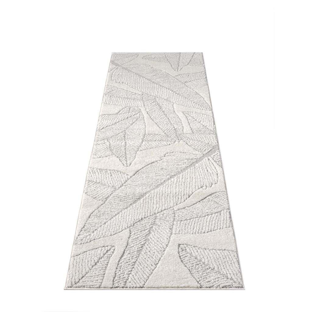 Carpet City Teppich »LOUNGE 0629«, rechteckig, 15 mm Höhe, Kurzflor-Teppich Modern, Hoch-Tief-Struktur, Wohnzimmer, Schlafzimmer