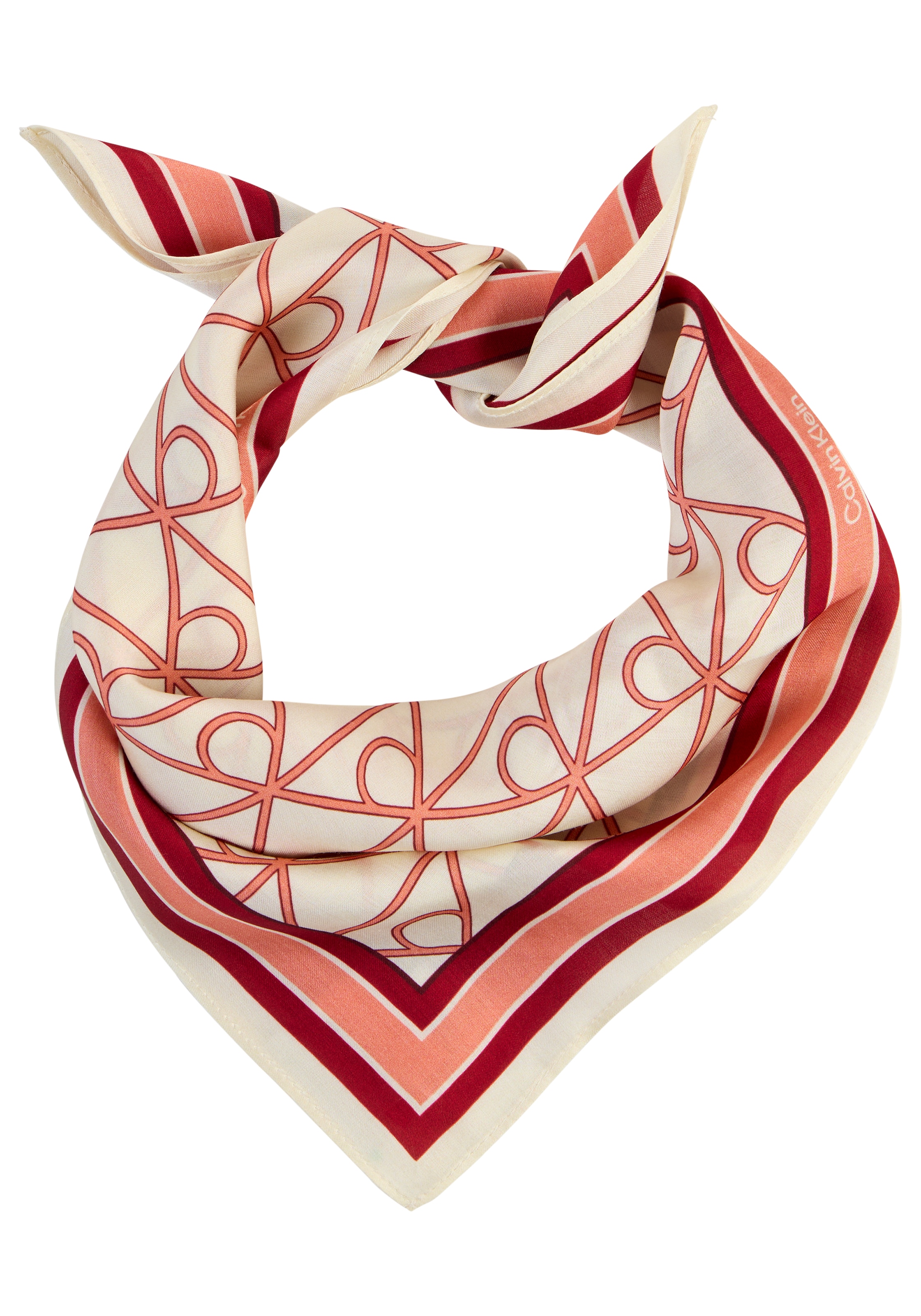 Calvin Klein Modetuch »EMBLEM AOP PRINTED  BANDANA« Regular fit mit Muster