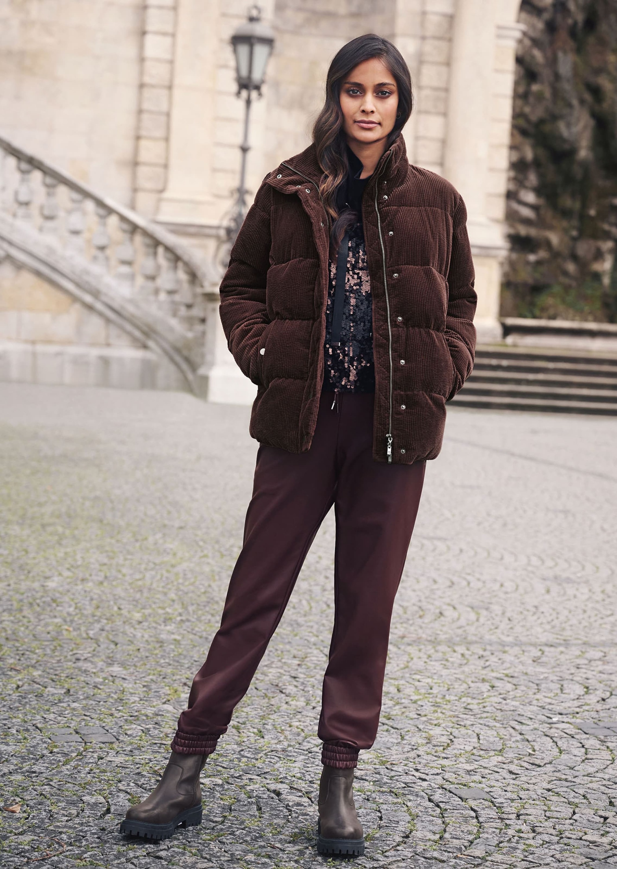 MADELEINE Jogger Pants »Hose Jogg-Pants in edler Lederoptik«