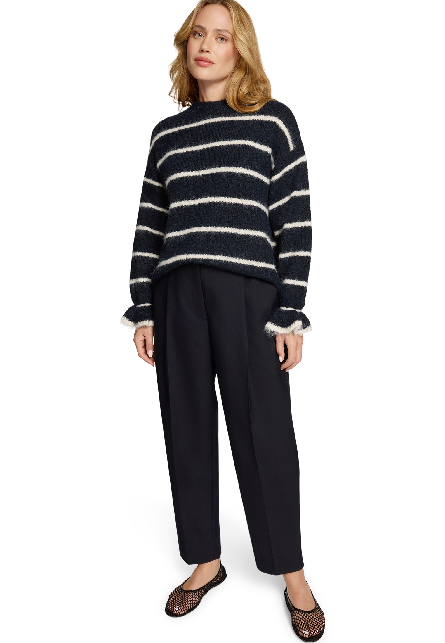 Zero Stoffhose »Hose mit Bügelfalte 30 Inch«