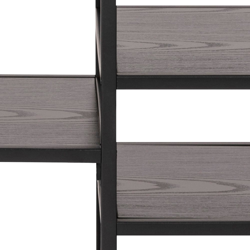 ACTONA GROUP TV-Schrank, Metallgestell im Industrie-Look, 3 Einlegeböden, Breite 120 cm