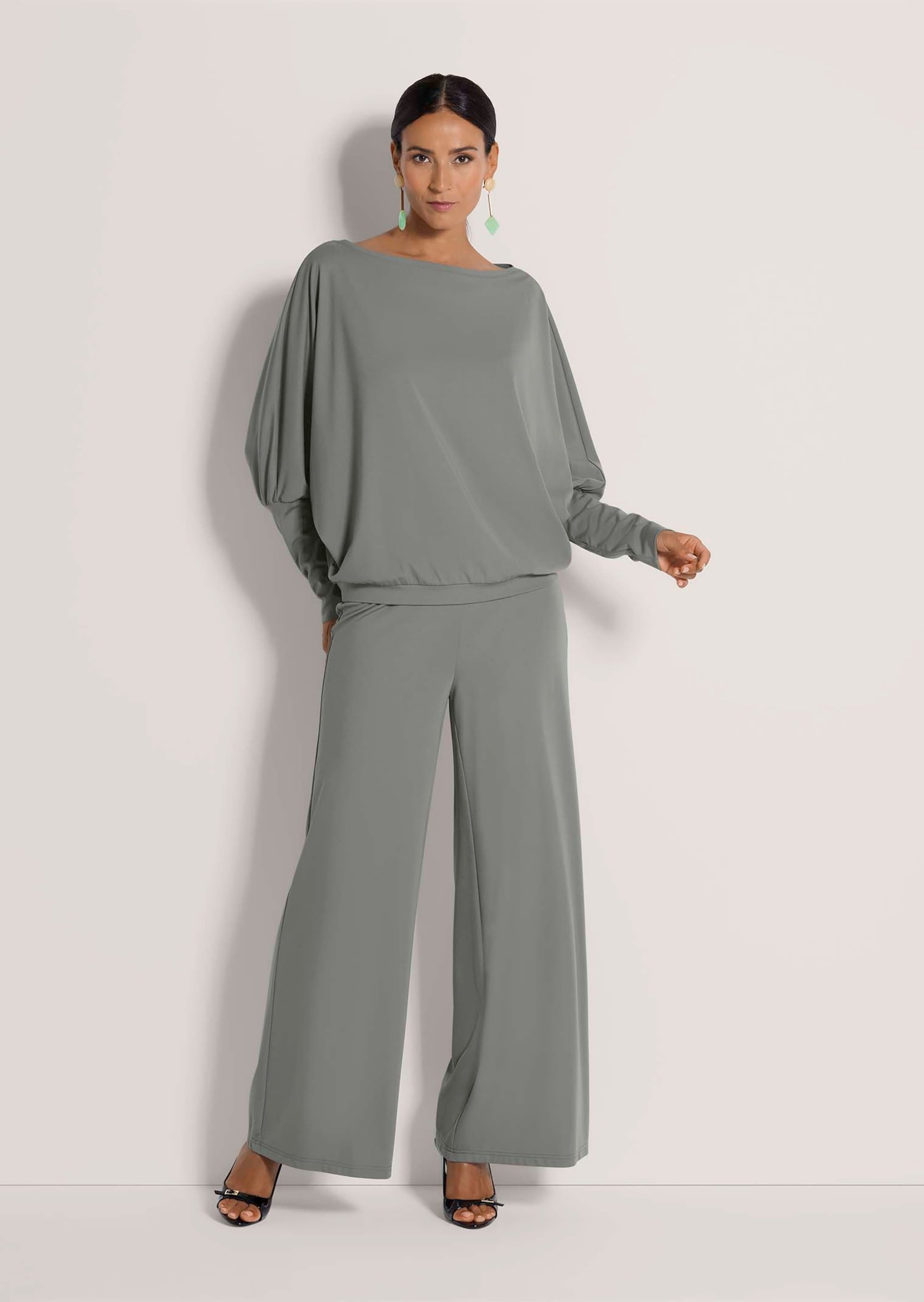 MADELEINE Langarmshirt »Langarmshirt Lockeres Longsleeve mit Fledermausärmeln« Weite Fledermausärmel