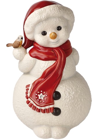 Schneemann »Weihnachtsfigur - Fröhlicher Winterfreund, Höhe ca. 22 cm«