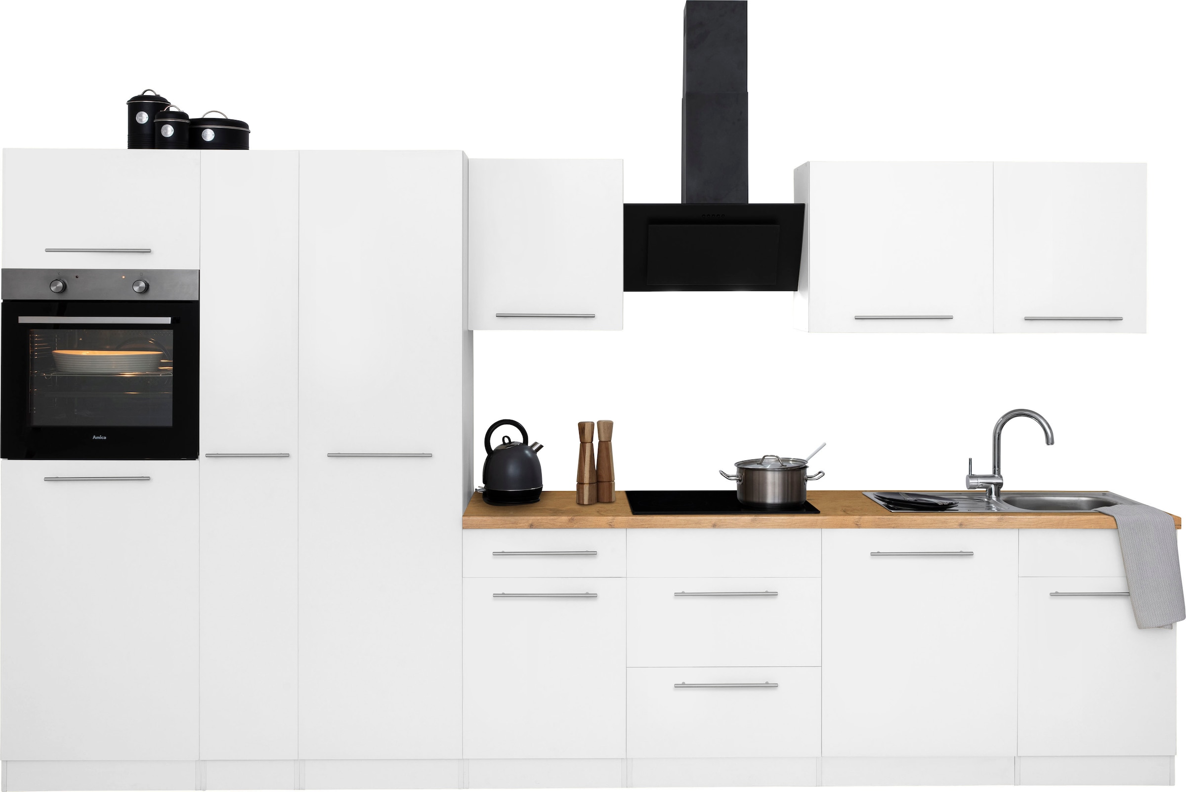 wiho Küchen Küchenzeile »Unna«, ohne E-Geräte, Breite 360 cm