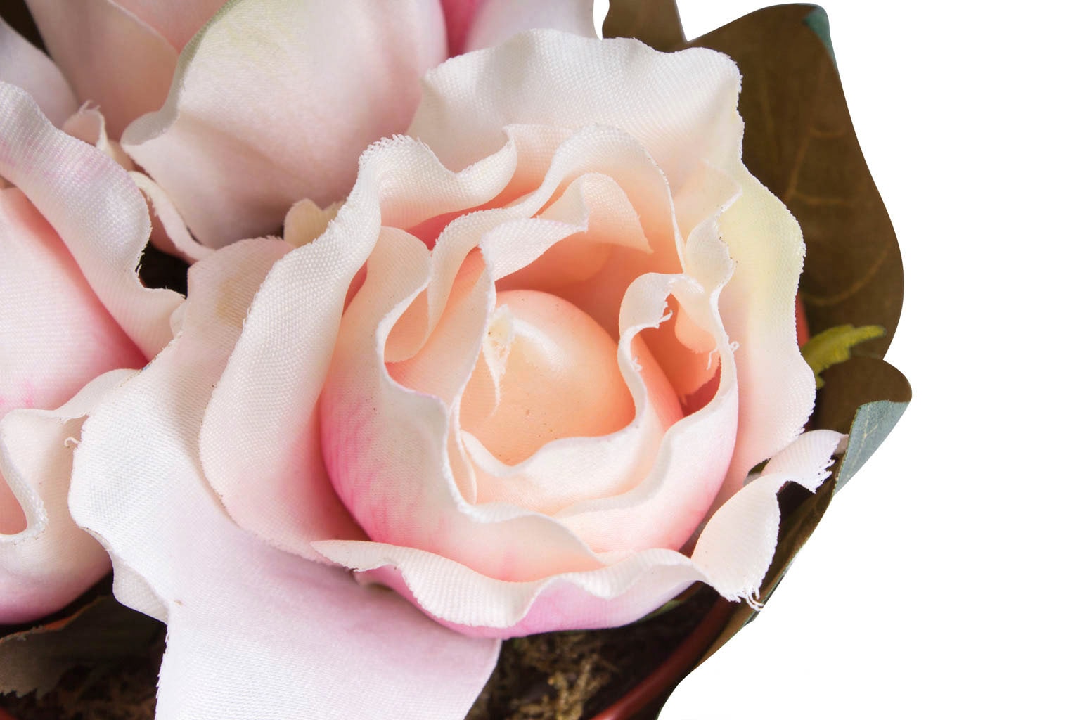 Botanic-Haus Kunstblume »Rosenarrangement groß mit Blättern umwickelt«