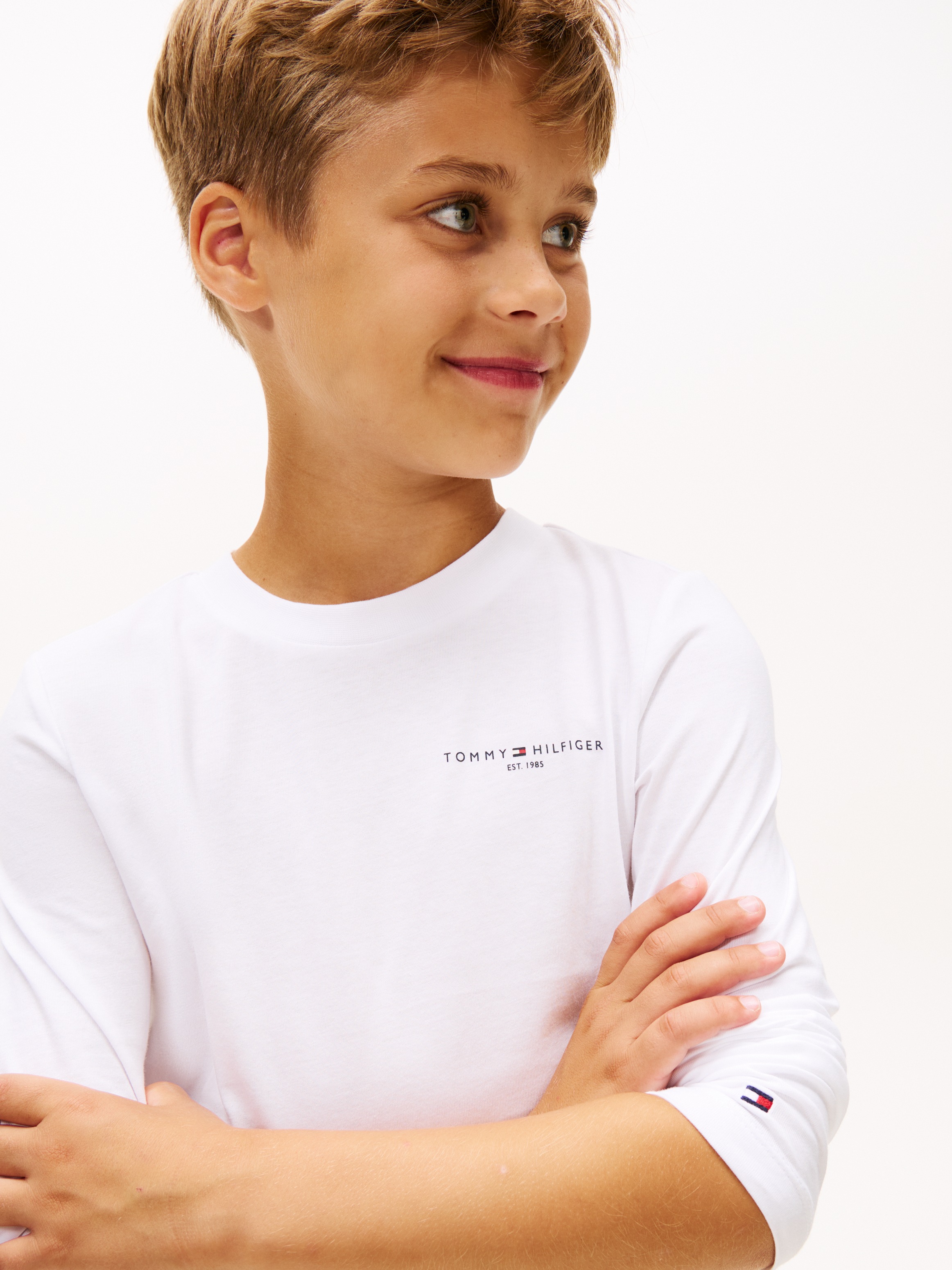 Tommy Hilfiger Langarmshirt »MINI CORP T-SHIRT LS«, Kinder bis 16 Jahre