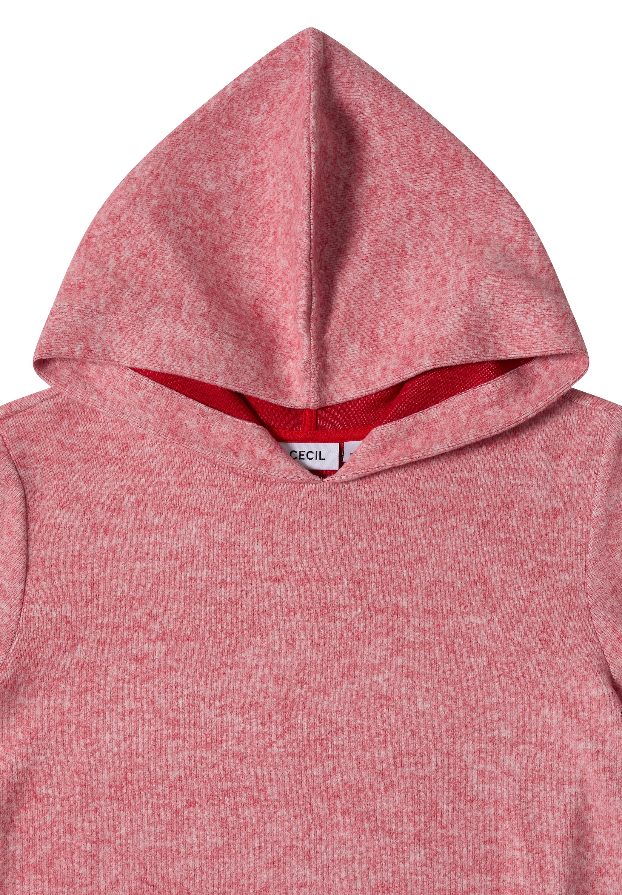 Cecil Kapuzensweatshirt , 3/4-Arm-Shirt im Melange-Look
