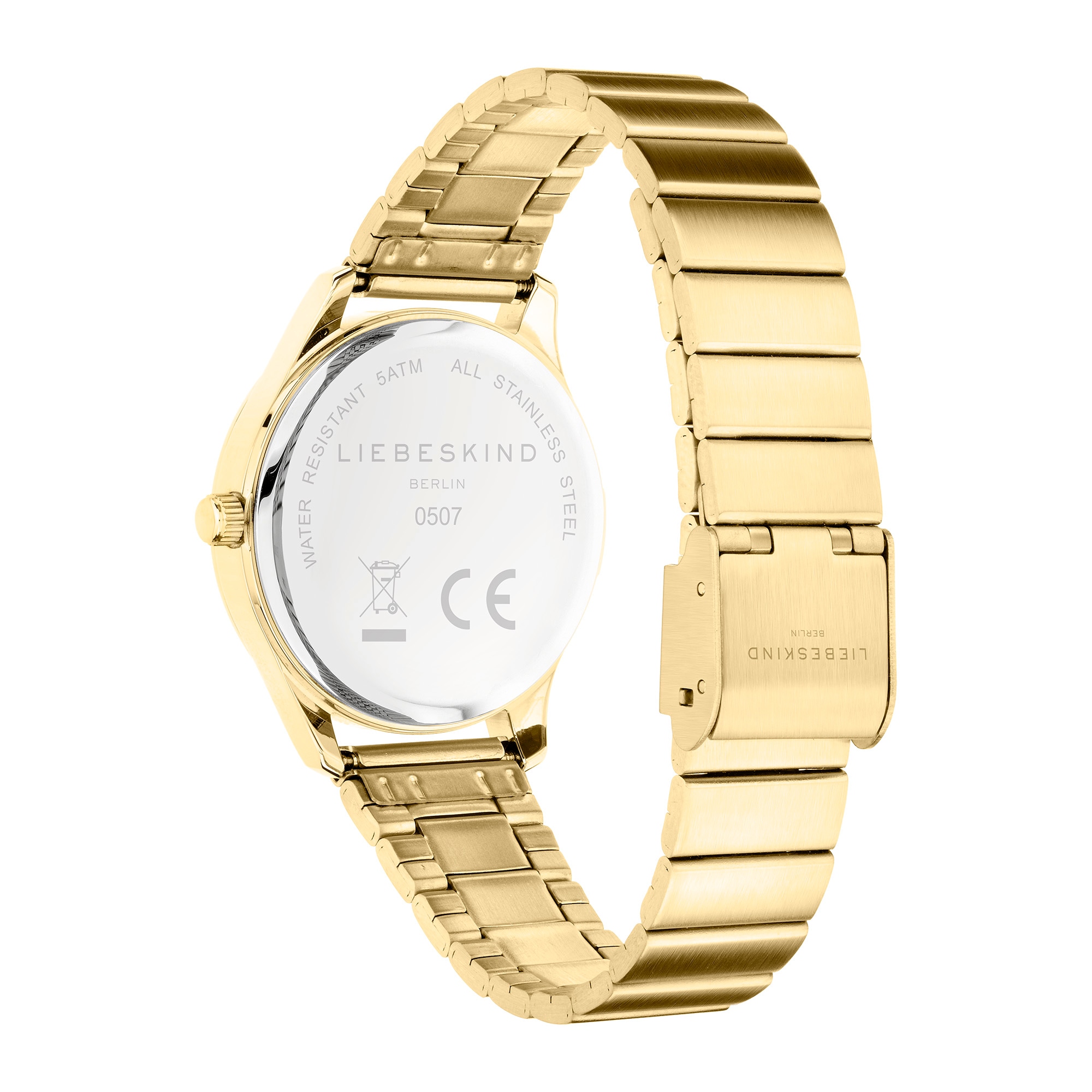 Liebeskind Berlin Quarzuhr »Basic Staples« Armbanduhr, Damenuhr, Edelstahlarmband, analog