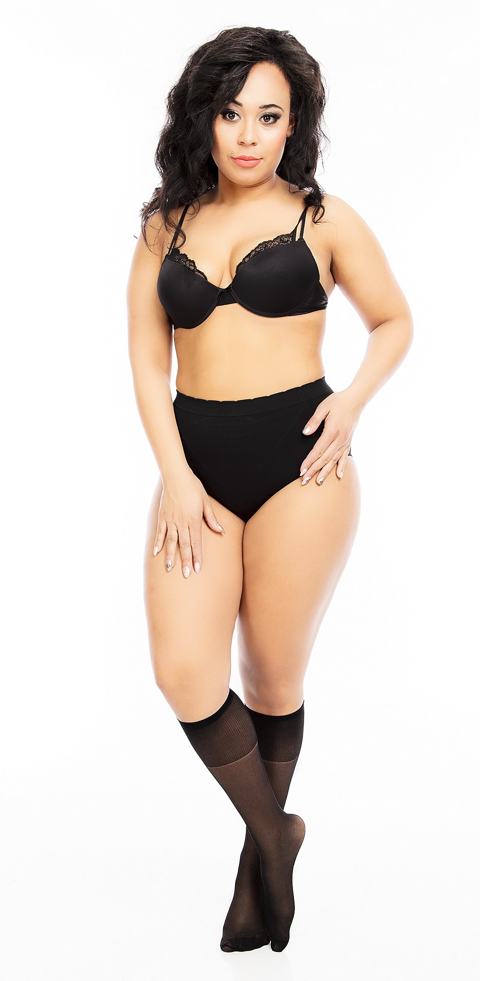 GLAMORY Feinstrümpfe »My Size« 20 Set, 2 Paar tlg. extraweit, elastisch