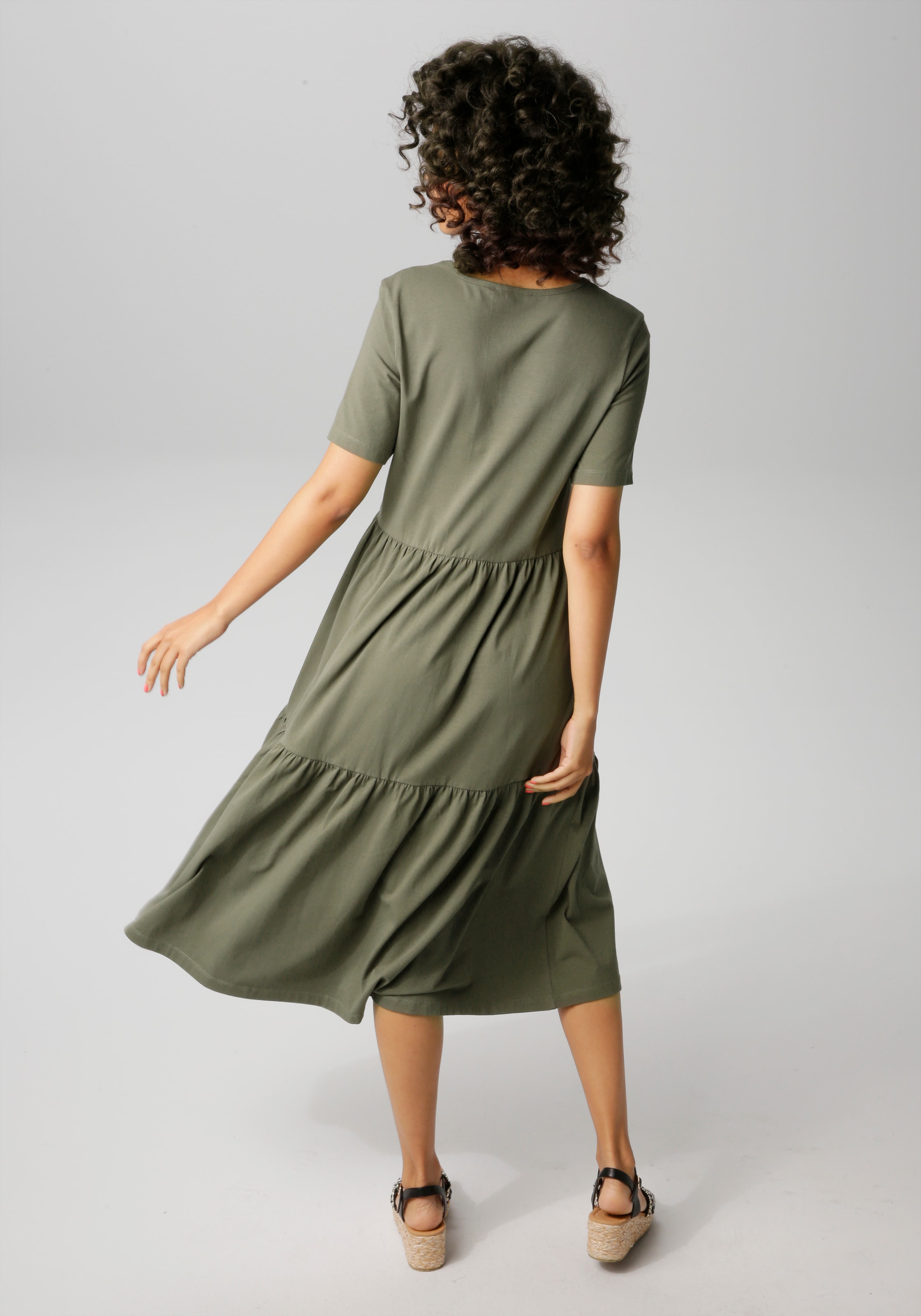 Aniston CASUAL Sommerkleid, in trendiger Farbpalette - NEUE KOLLEKTION