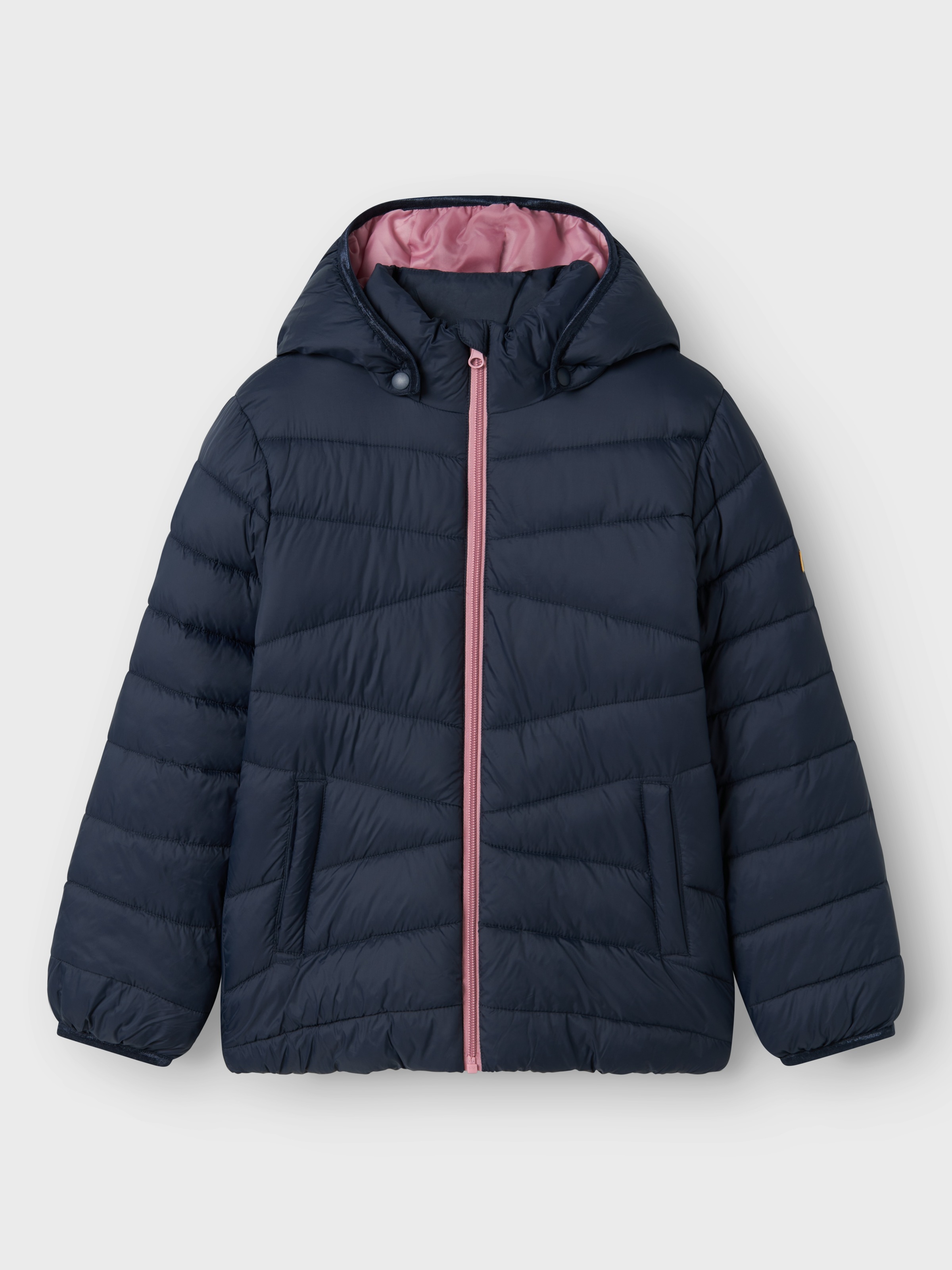 Name It Mädchen Winterjacke »NKFMARBLE JACKET PB« mit Kapuze, Größe 164